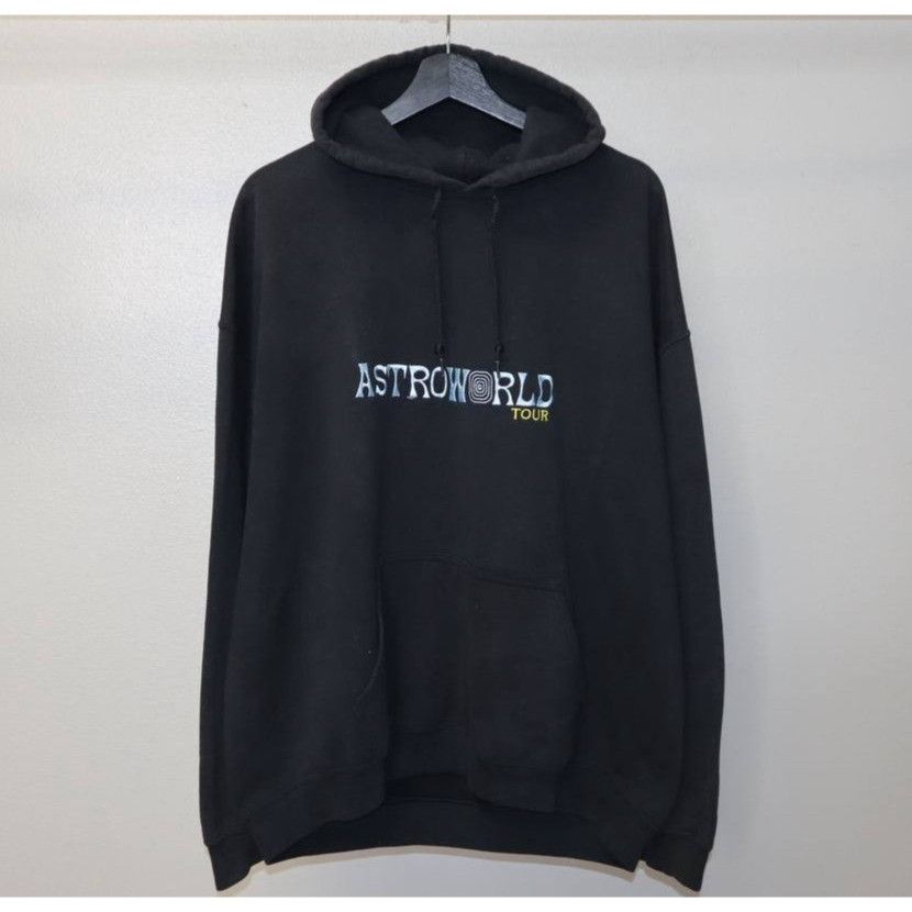 Vintage TRAVIS SCOTT Astroworld Tour Hoodie Men's L Black Wish You Size US L / EU 52-54 / 3 - 7 Thumbnail