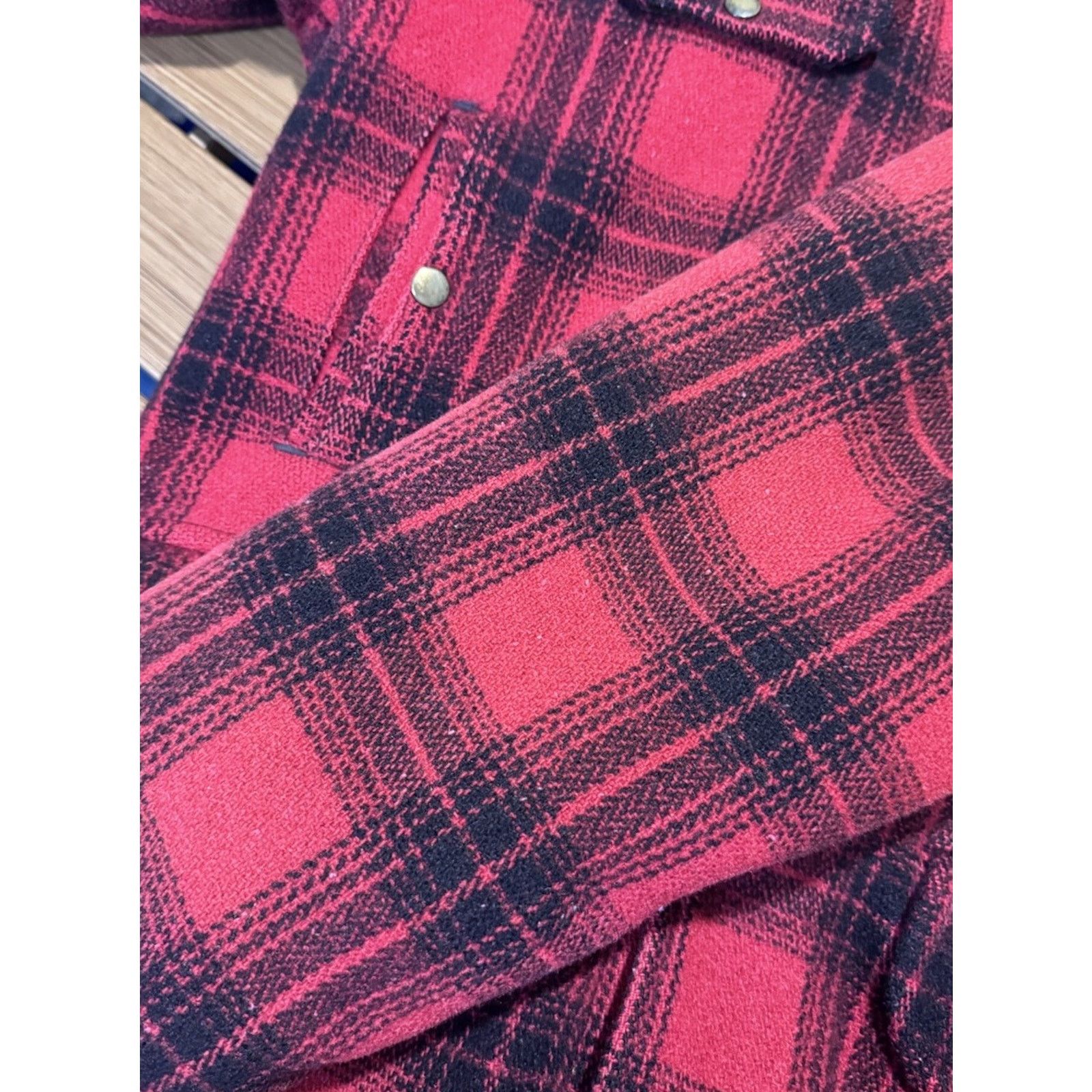 Other 1970s Johnson Woolen Mills Plaid Hunting Coat A 41 40 Size US M / EU 48-50 / 2 - 10 Thumbnail