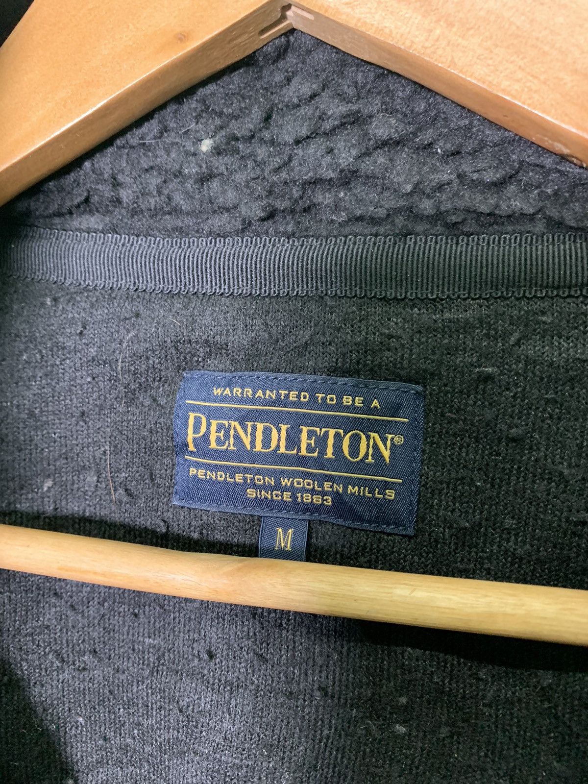 Pendleton × Vintage Vintage Pendleton Fleece Sherpa Jacket Size US M / EU 48-50 / 2 - 9 Thumbnail