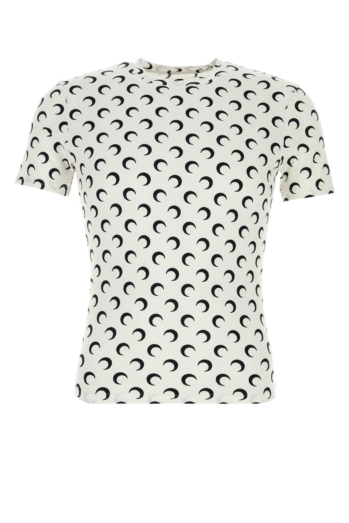 Marine Serre Printed Stretch Nylon T-Shirt Size US S / EU 44-46 / 1 - 1 Thumbnail