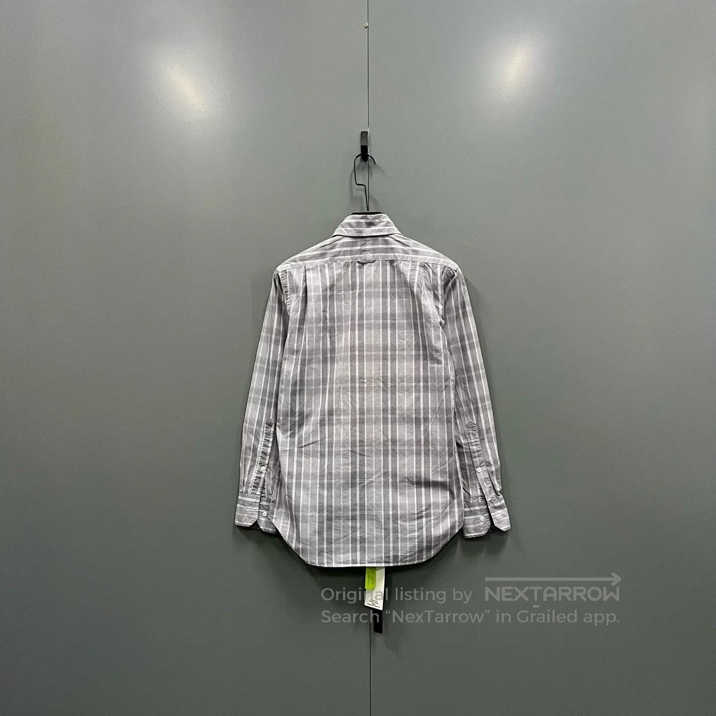 Thom Browne thom browne gray checkered button-up shirt. Size US S / EU 44-46 / 1 - 4 Thumbnail