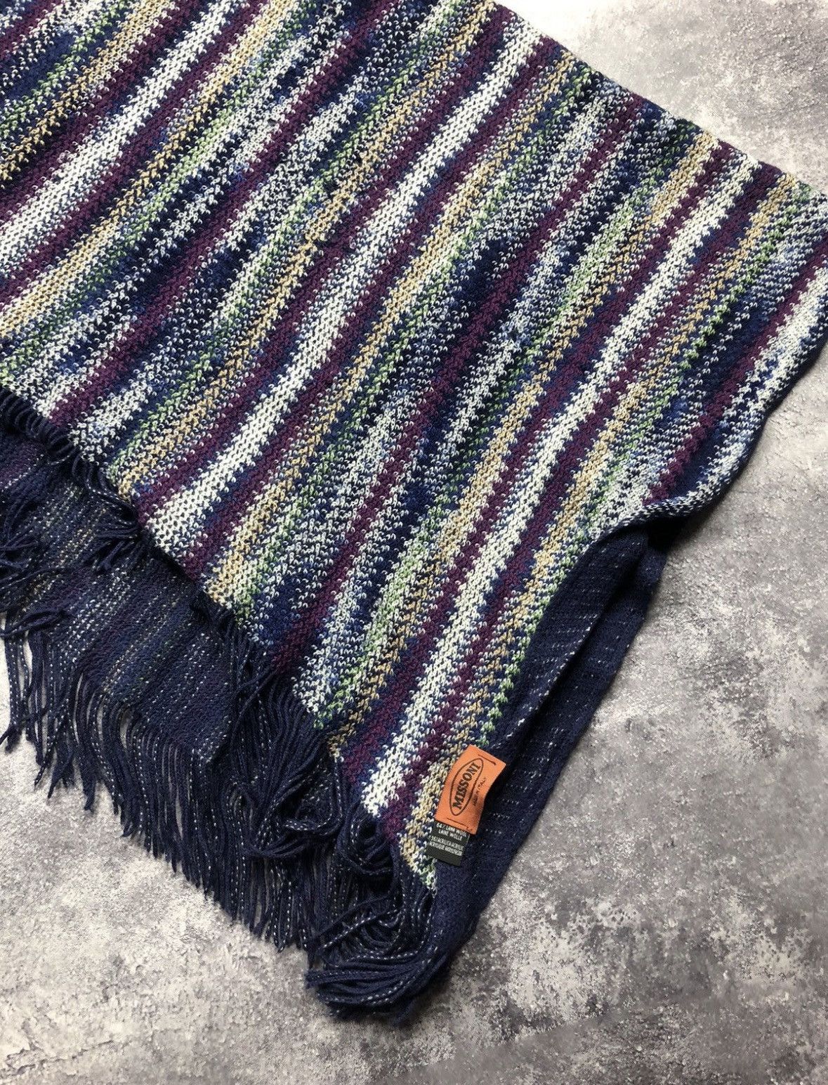 Missoni Missoni Poncho Vintage Multicoloured Shawl Scarf Rare Italy Size M / US 6-8 / IT 42-44 - 5 Thumbnail