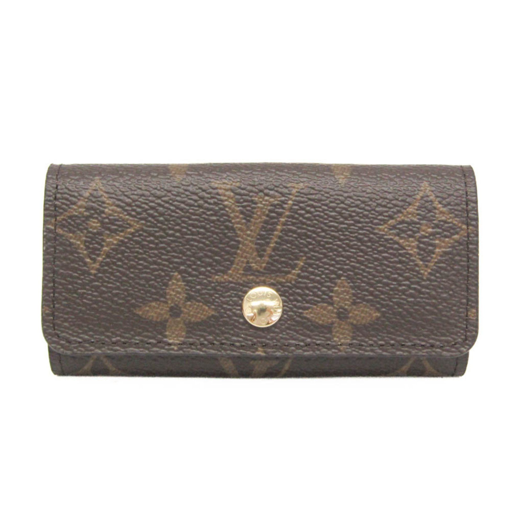 Louis Vuitton Louis Vuitton Monogram 4 Key Holder M69517 Men,Women Monogram Key Case Brown Size ONE SIZE - 1 Thumbnail