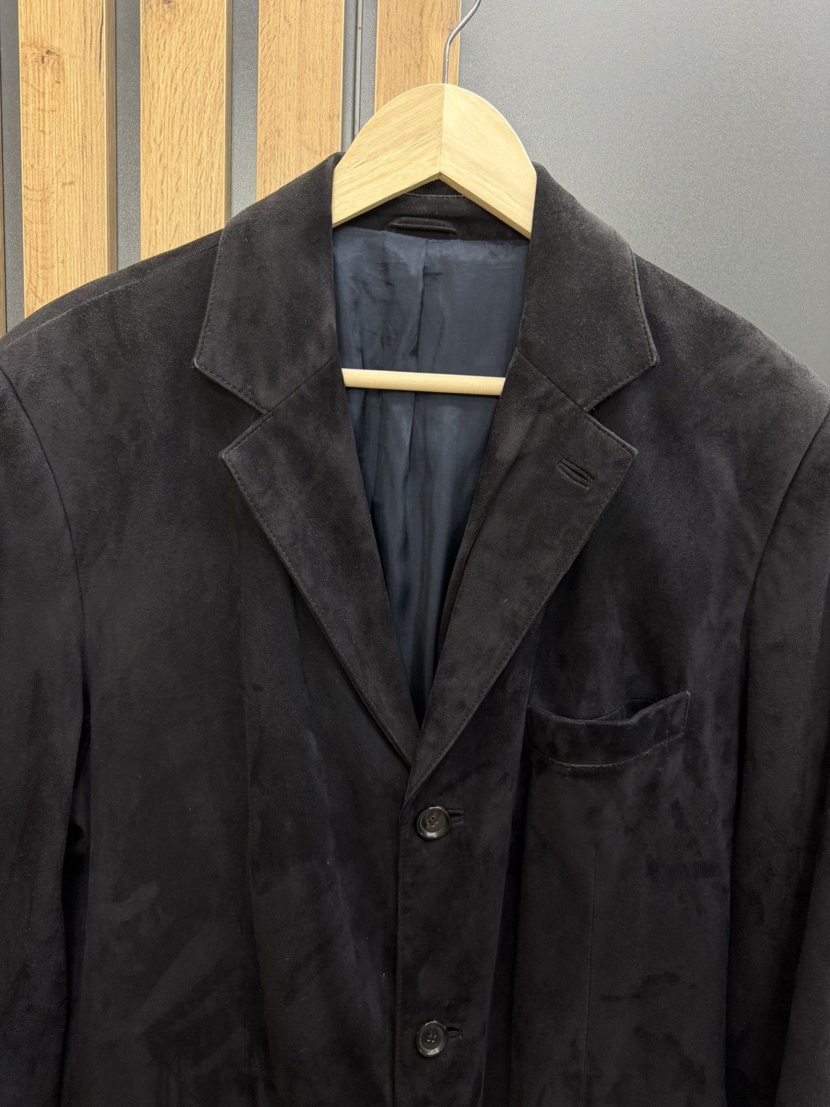 Mandelli Enrico Mandelli Suede Leather Blazer Jacket Size 48 Size US M / EU 48-50 / 2 - 2 Thumbnail