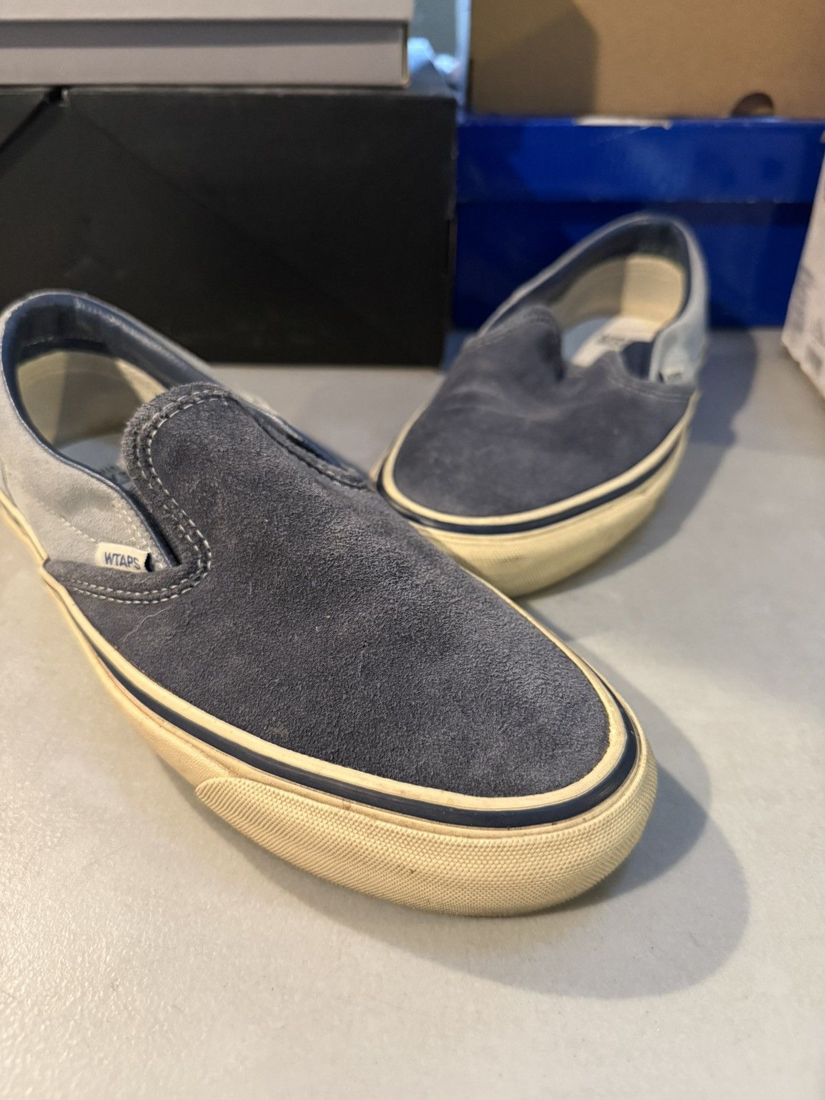 Vans × Wtaps Vans Vault Wtaps Navy Slip-on sz7.5 Size US 7.5 / EU 40-41 - 1 Thumbnail