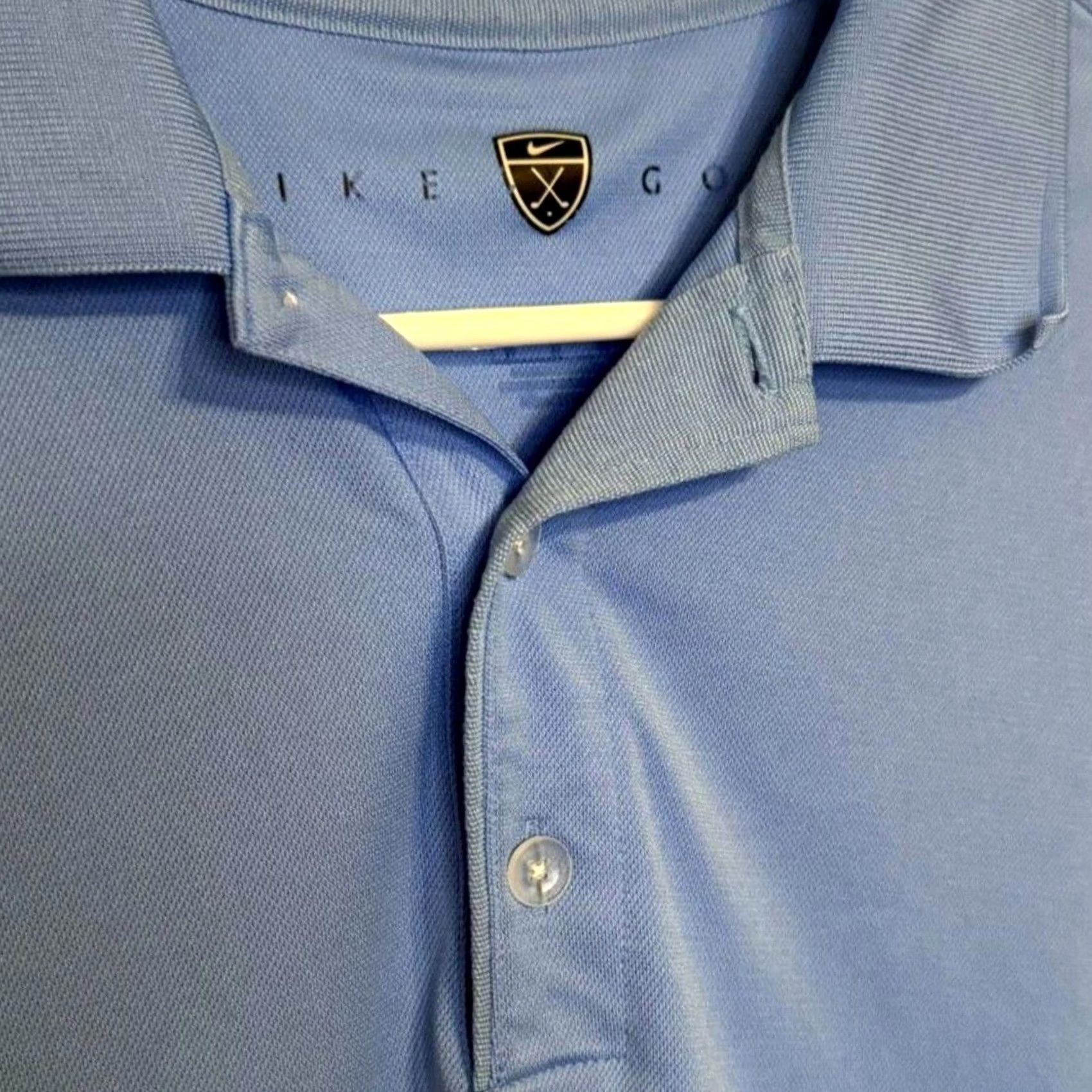 Nike Nike Golf Polo Shirt Mens M Blue Short Sleeve Relaxed Fit Dri-Fit Polo Shirt Size US M / EU 48-50 / 2 - 3 Thumbnail