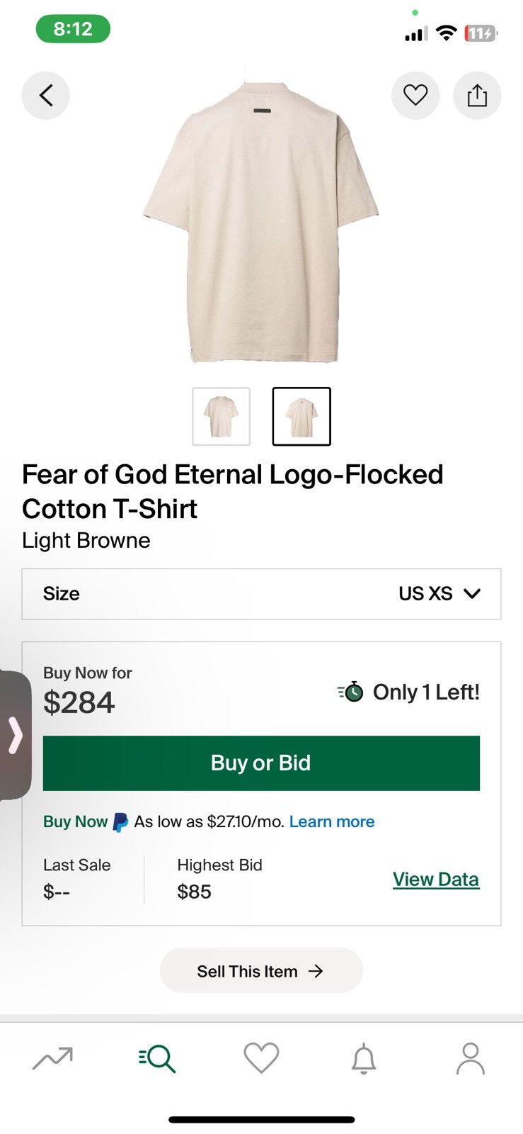 Fear of God Fear of god Eternal Size US XS / EU 42 / 0 - 5 Thumbnail