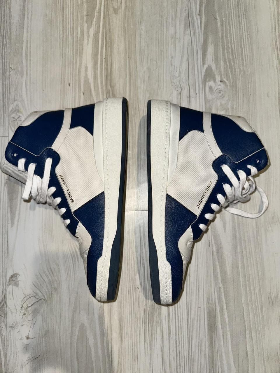 Saint Laurent Paris Saint Laurent Paris SL24 High Top Sneakers Size US 11.5 / EU 44-45 - 3 Thumbnail