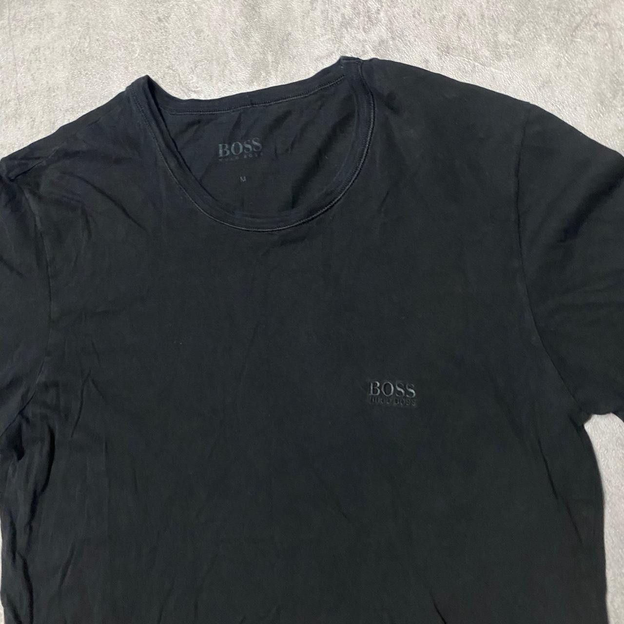 Hugo Boss Boss casual black T-shirt Size US M / EU 48-50 / 2 - 2 Thumbnail