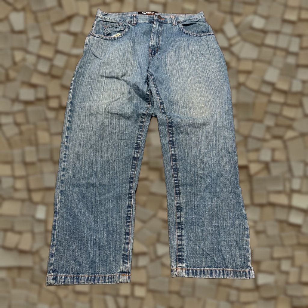 Vintage Evolution Jeans Men's 32x32 Blue Denim Straight Leg 5-Pocket Size US 32 / EU 48 - 1 Thumbnail