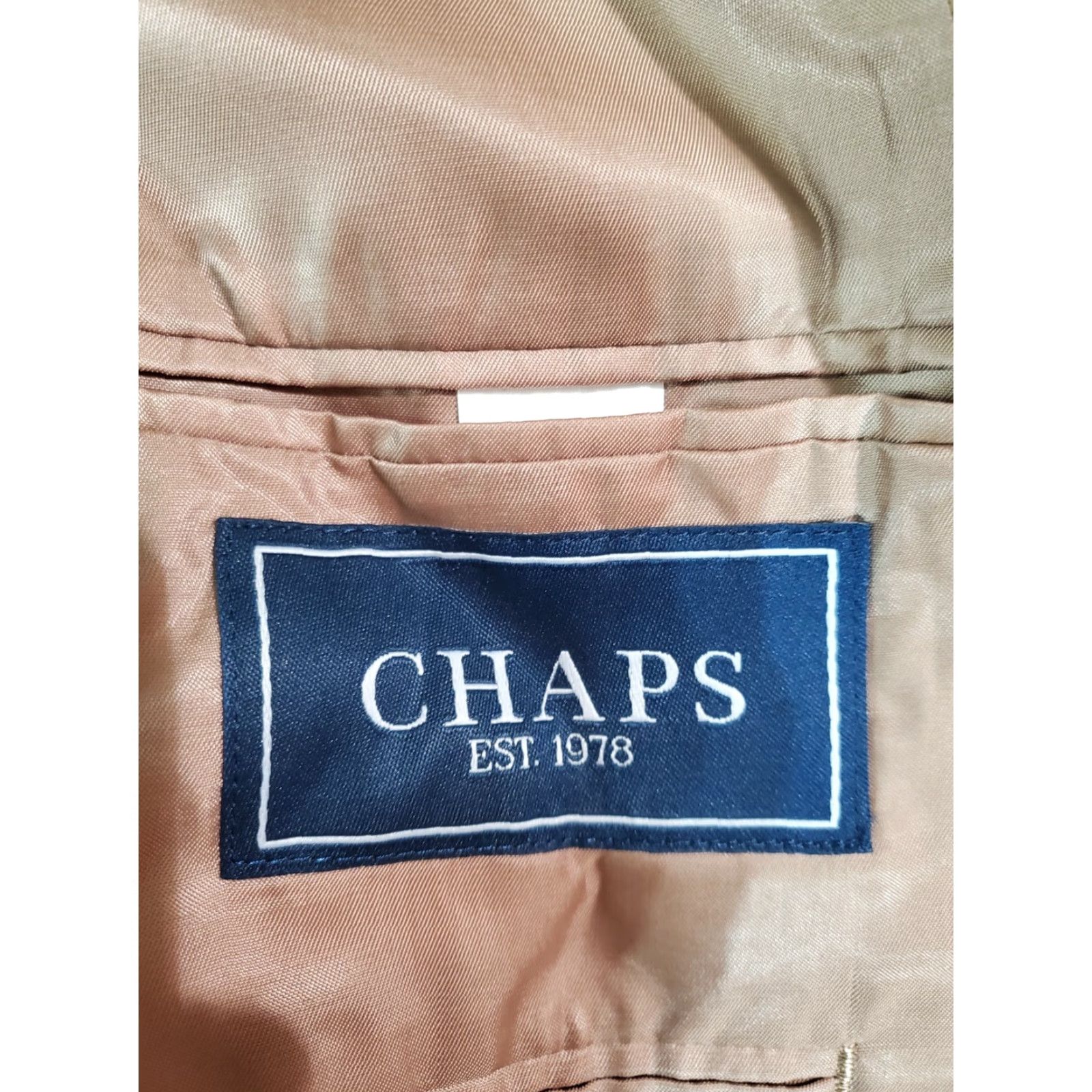 Ralph Lauren Ralph Lauren Chaps Signature Mens Faux Suede Suit Coat Size 48R Tan NWTs Size 48R - 5 Thumbnail