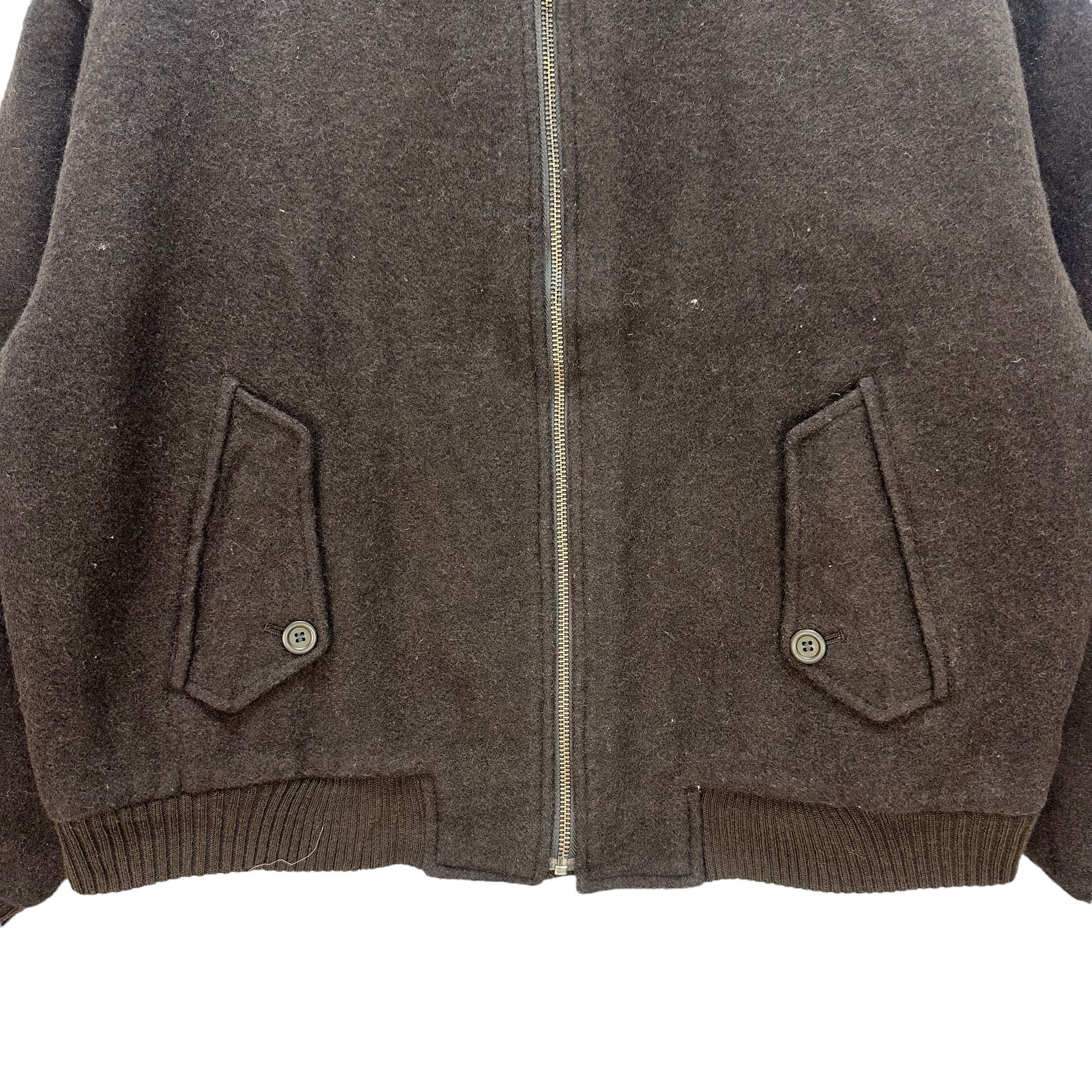 Vintage DANLEGS EMBROIDERY BIG LOGO WOOL BOMBER JACKET #8971-43 Size US S / EU 44-46 / 1 - 5 Thumbnail