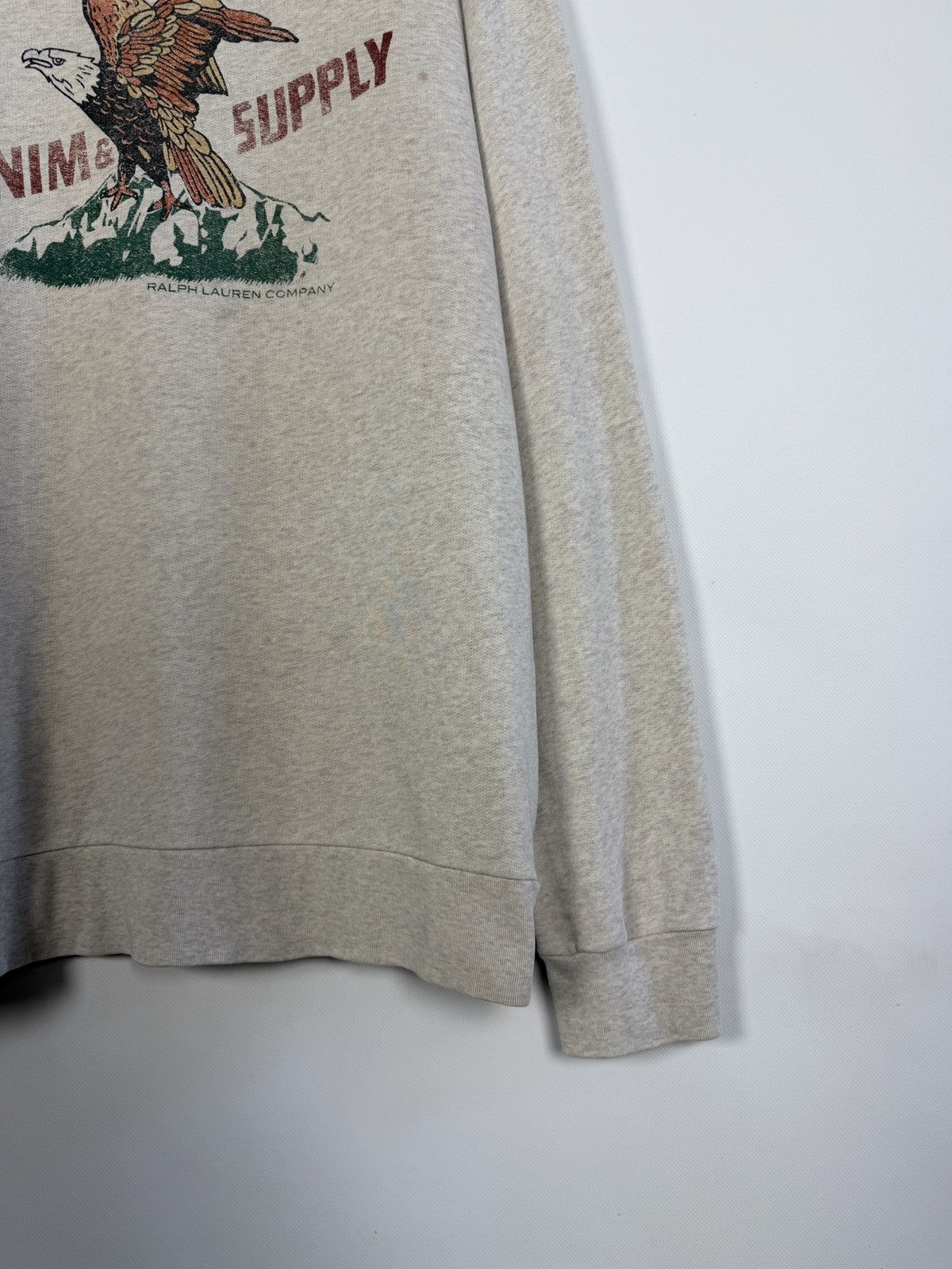 Denim & Supply Ralph Lauren Vintage Denim Supply Ralph Lauren Crew Sweatshirt Eagle XXL Size US XXL / EU 58 / 5 - 5 Thumbnail