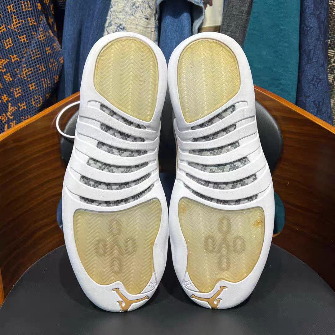 Jordan Brand Air Jordan 12 OVO White Gold K15 Size US 11 / EU 44 - 8 Thumbnail