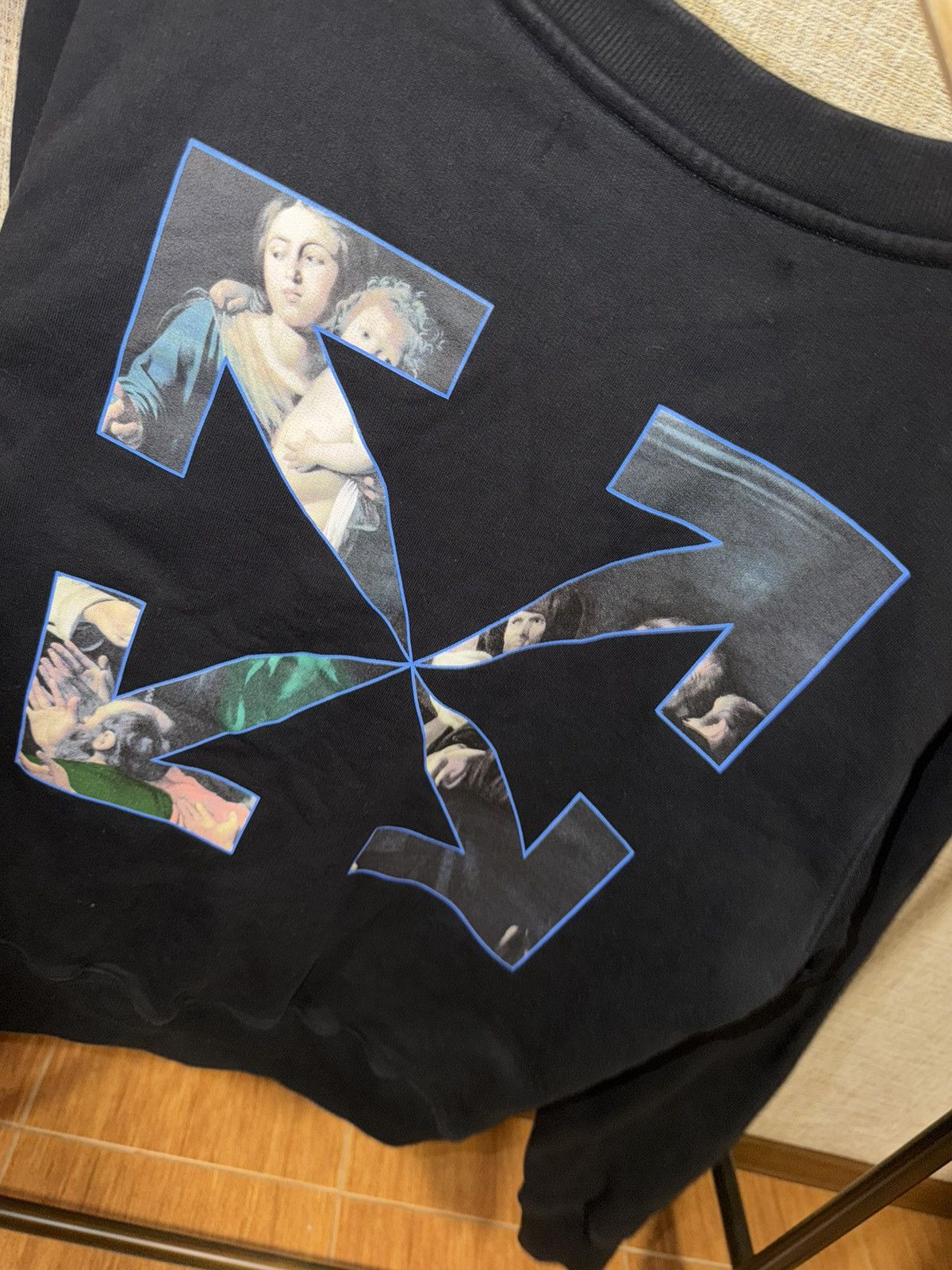 Off-White OFF WHITE CARAVAGGIO PAINTING BLACK SWEATSHIRT Size US S / EU 44-46 / 1 - 3 Thumbnail