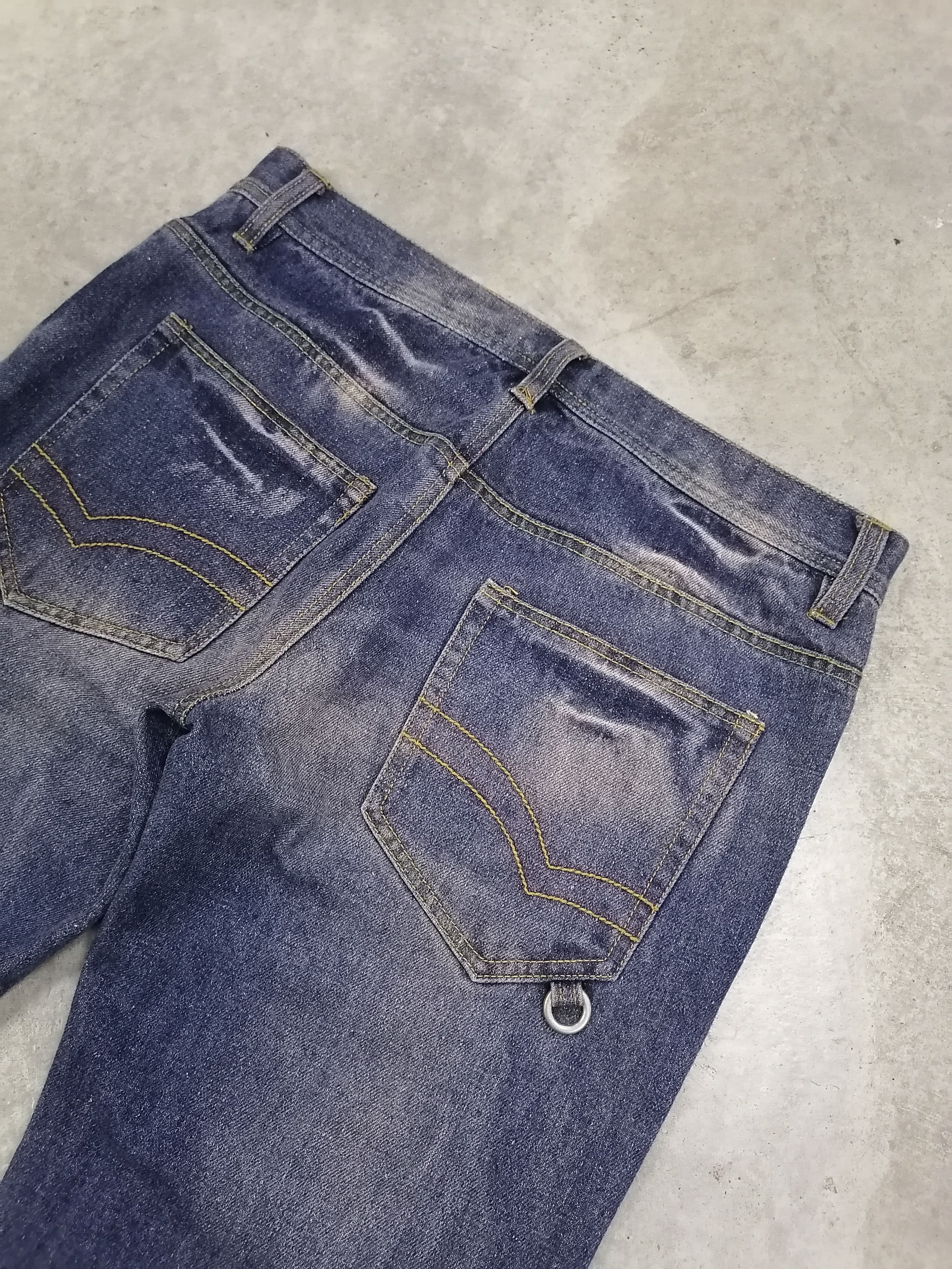 14th Addiction × In The Attic × Le Grande Bleu (L.G.B.) In The Attic Illustration Denim Pants Size US 31 - 10 Thumbnail