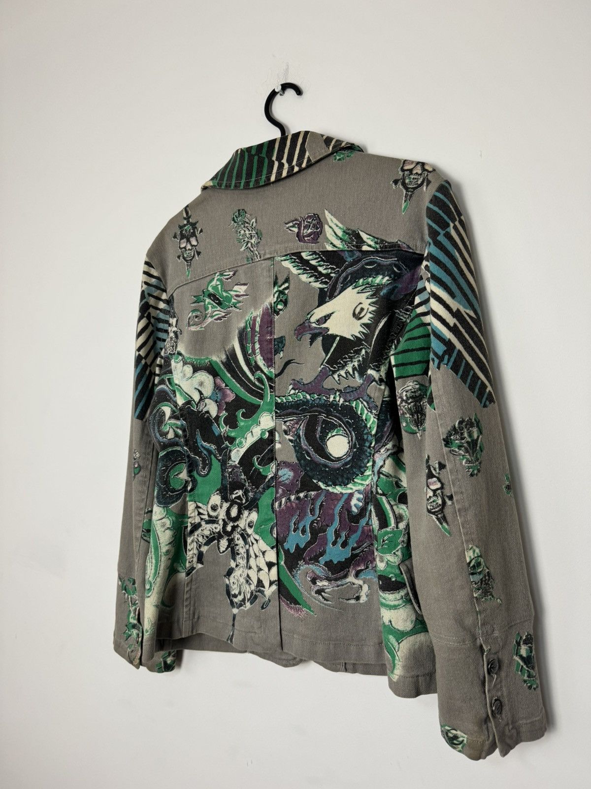 Just Cavalli Vintage Just Cavali By Roberto Eagle Snake Cavali Blazer Size M / US 6-8 / IT 42-44 - 12 Thumbnail
