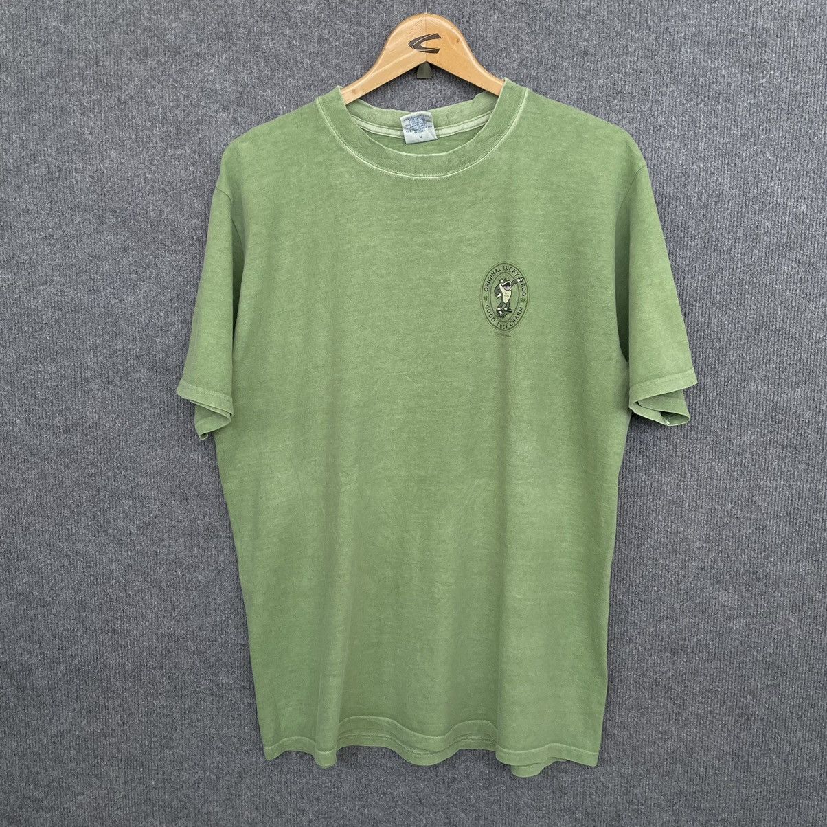 Vintage Vintage 90s Lucky Frog All You Need Is Faith Funny Humor Tee Size US L / EU 52-54 / 3 - 6 Thumbnail
