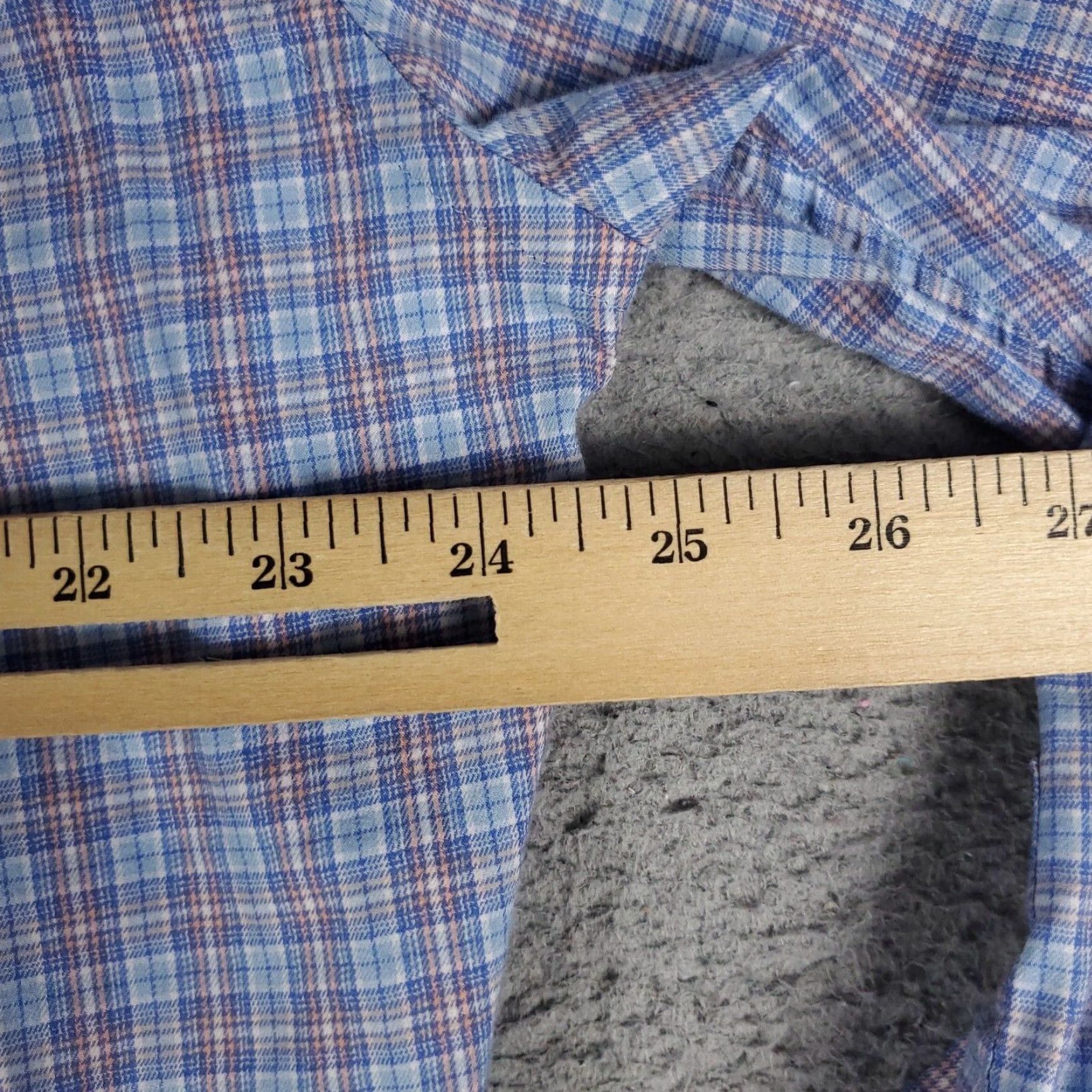 Peter Millar PETER MILLAR Shirt XL Blue Plaid Long Sleeve Button-Up Mens Size US XL / EU 56 / 4 - 5 Thumbnail
