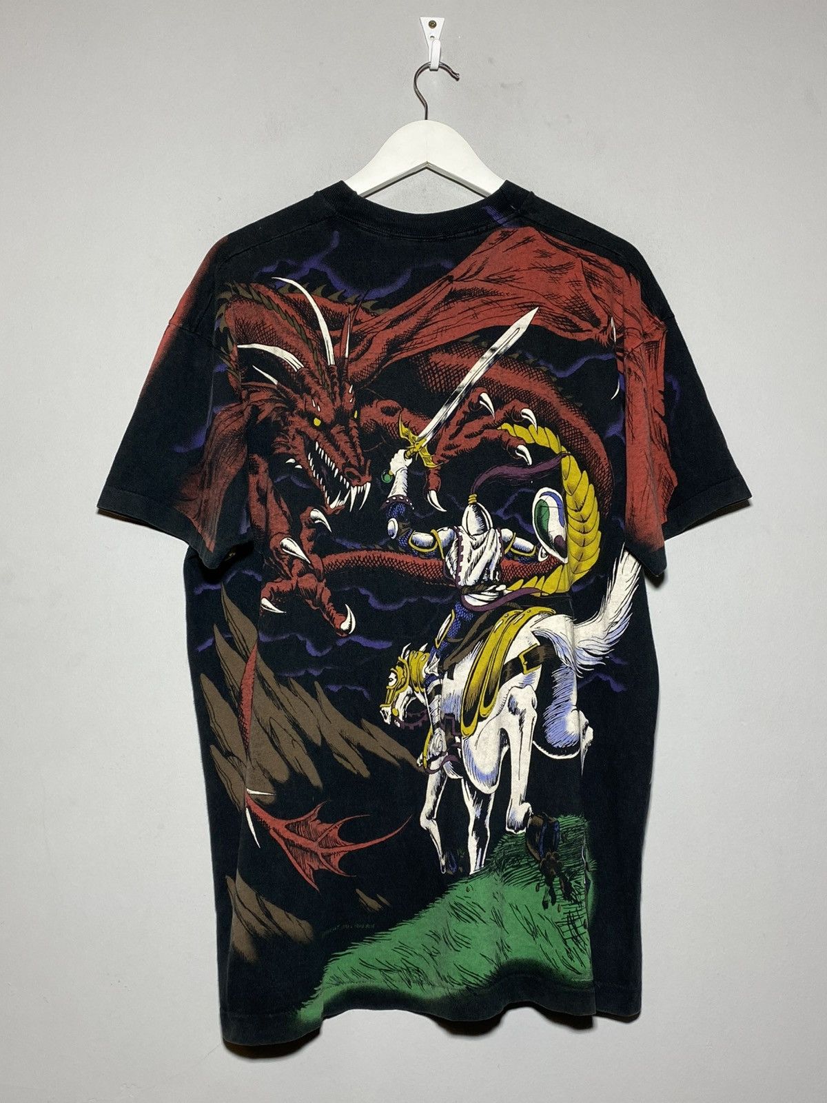 Liquid Blue Vintage 1993 Liquid Blue Dragon Knight All Over Print AOP Size US XL / EU 56 / 4 - 2 Thumbnail