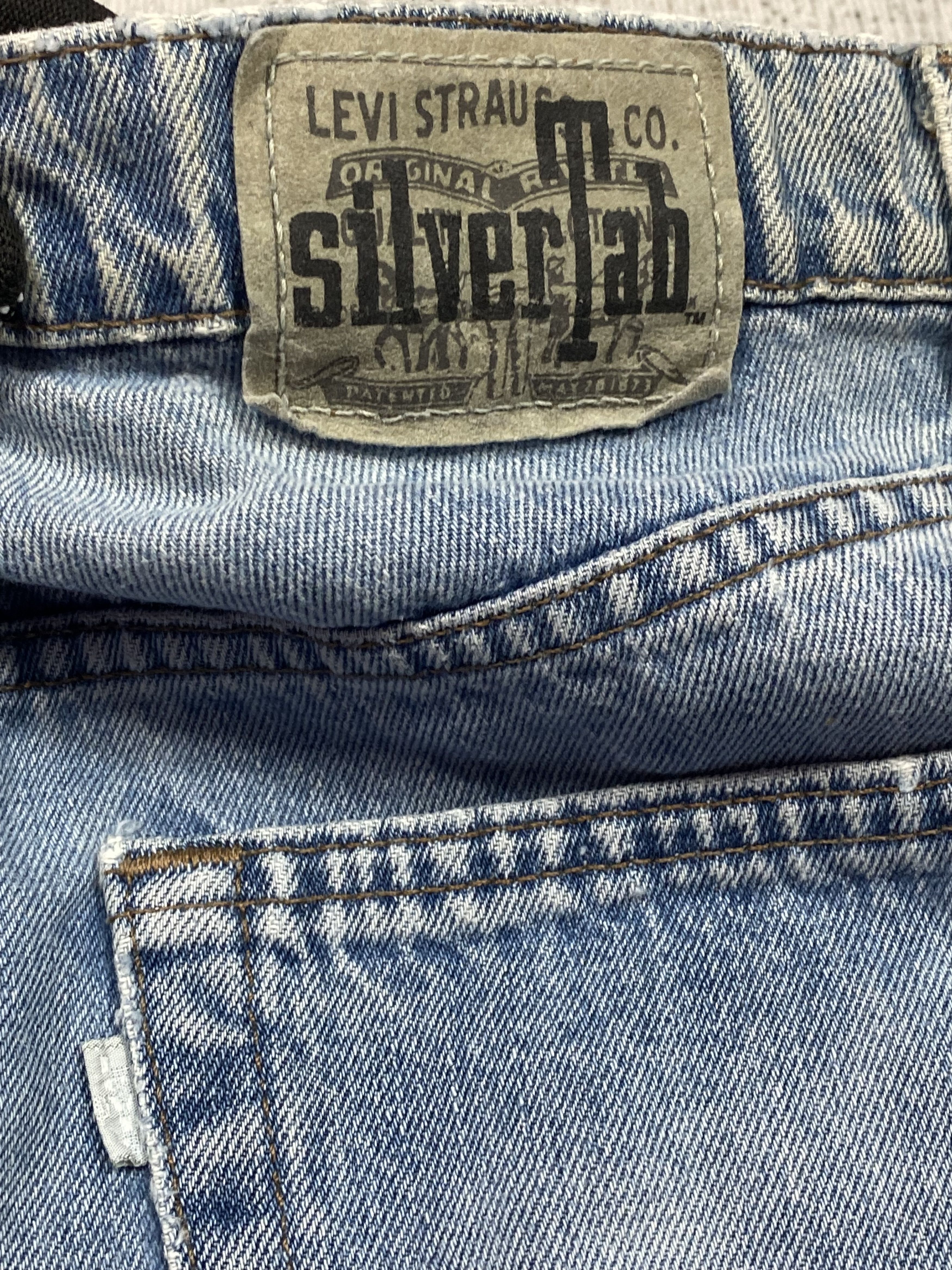 Levi's Vintage Clothing RARE🔥Vintage 90s Levis Silvertab Baggy Relaxed Made in USA Size US 35 - 9 Thumbnail