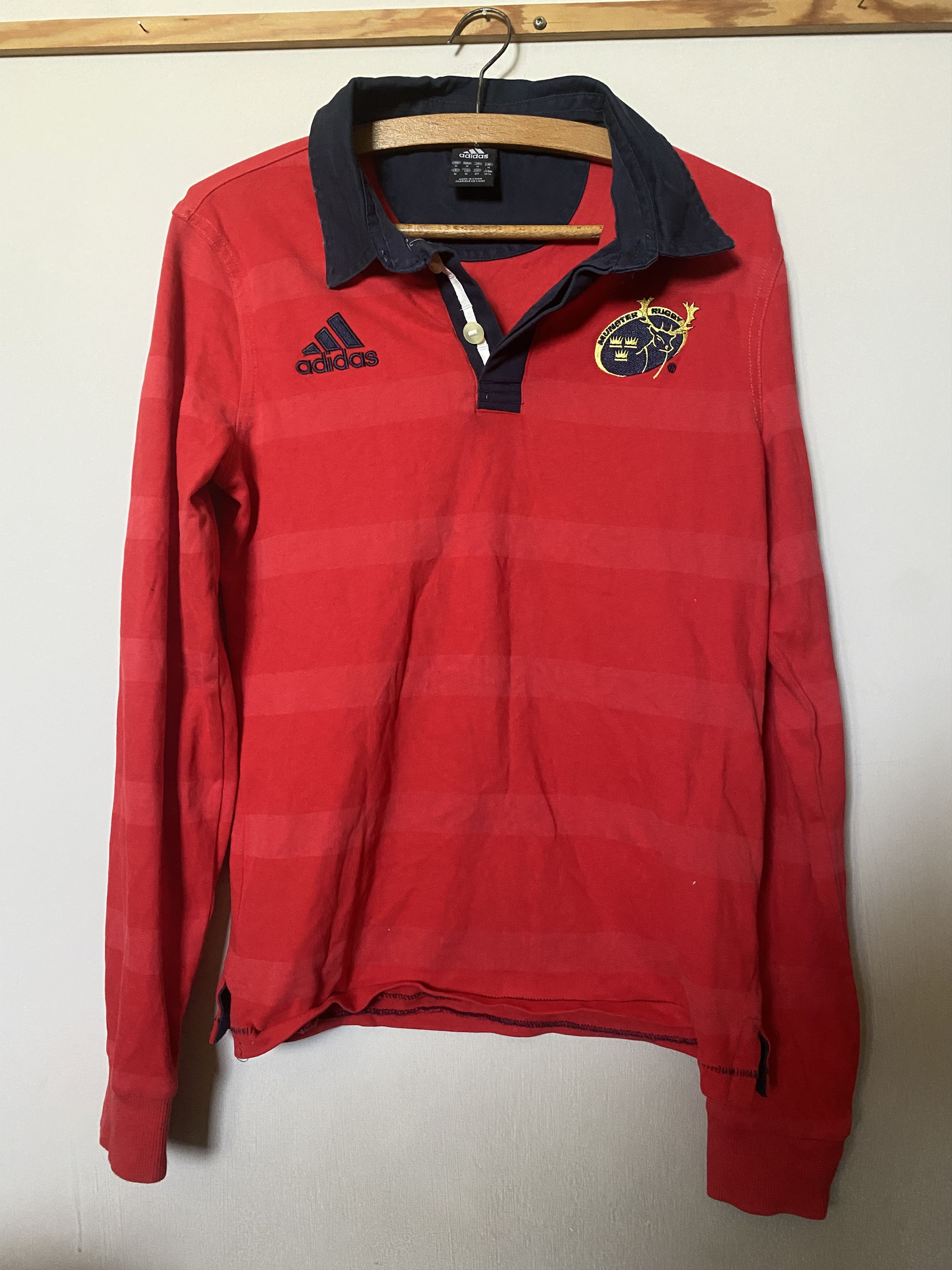 Adidas Long Sleeve Rugby MUNSTER RUGBY 2011 - 2012 - M - Adidas Size US M / EU 48-50 / 2 - 1 Thumbnail