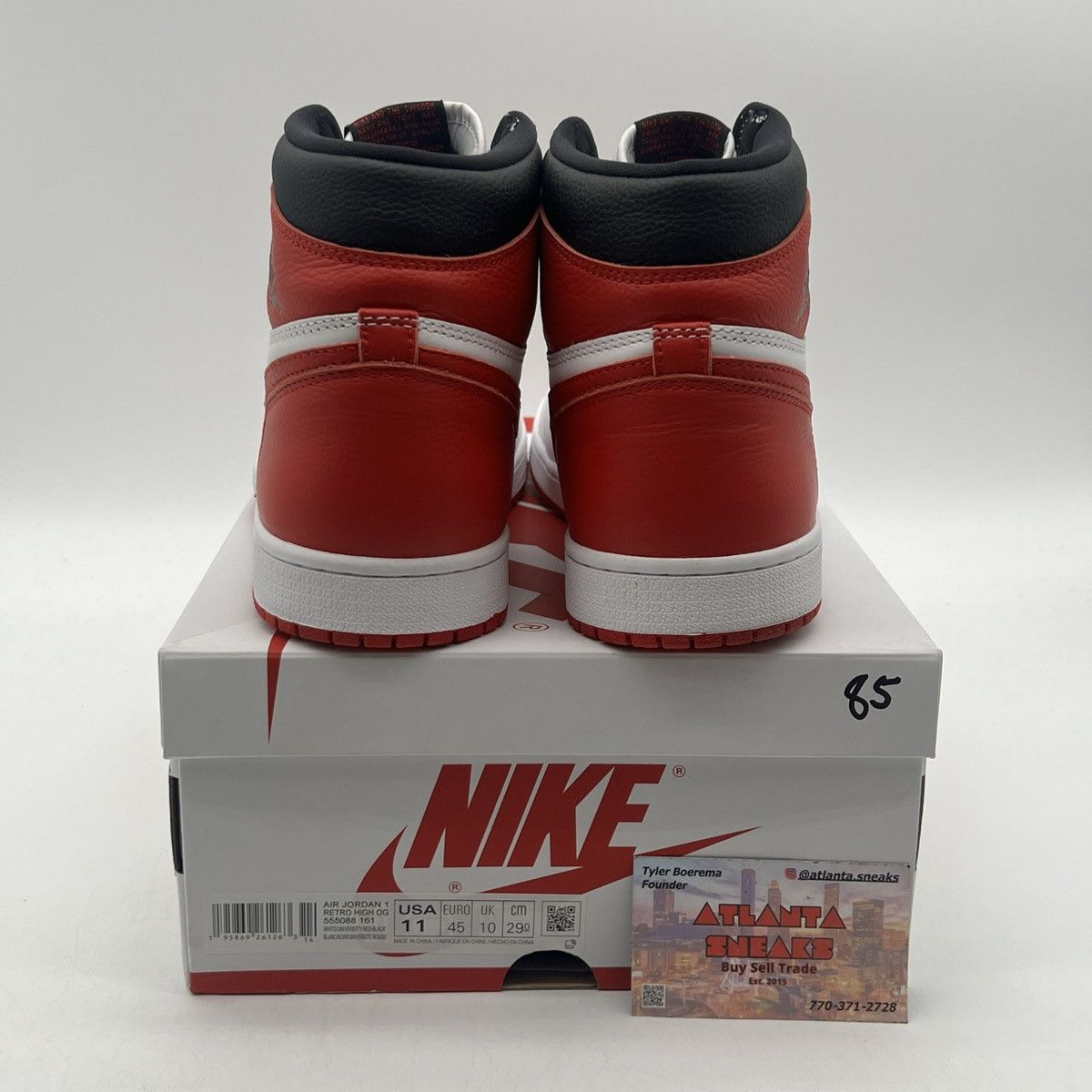 Nike Air Jordan 1 high heritage Size US 11 / EU 44 - 3 Thumbnail