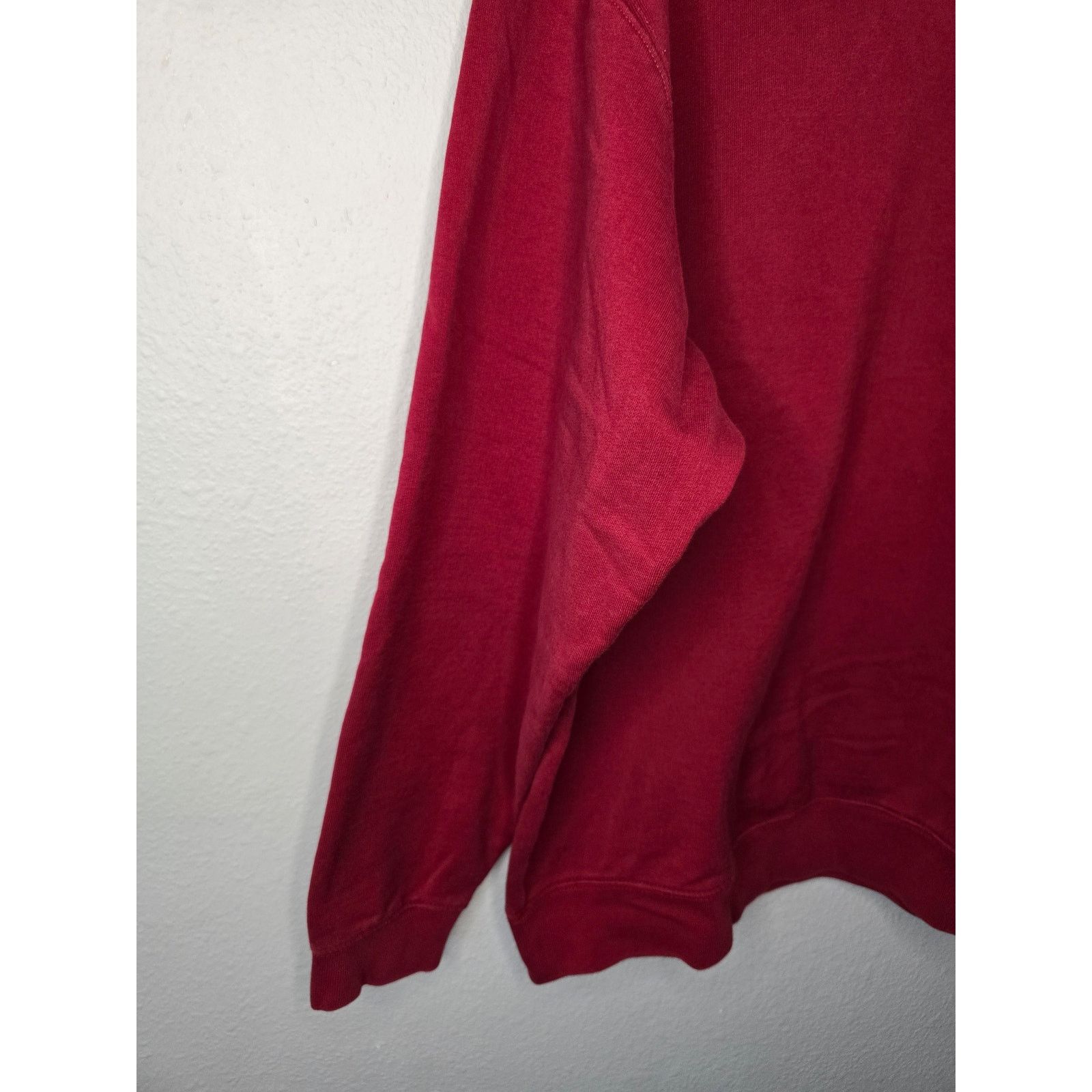 L.L. Bean × Vintage Vintage Blank Crewneck Y2K L.L Bean L Red Plain Sweatshirt Size US L / EU 52-54 / 3 - 4 Thumbnail