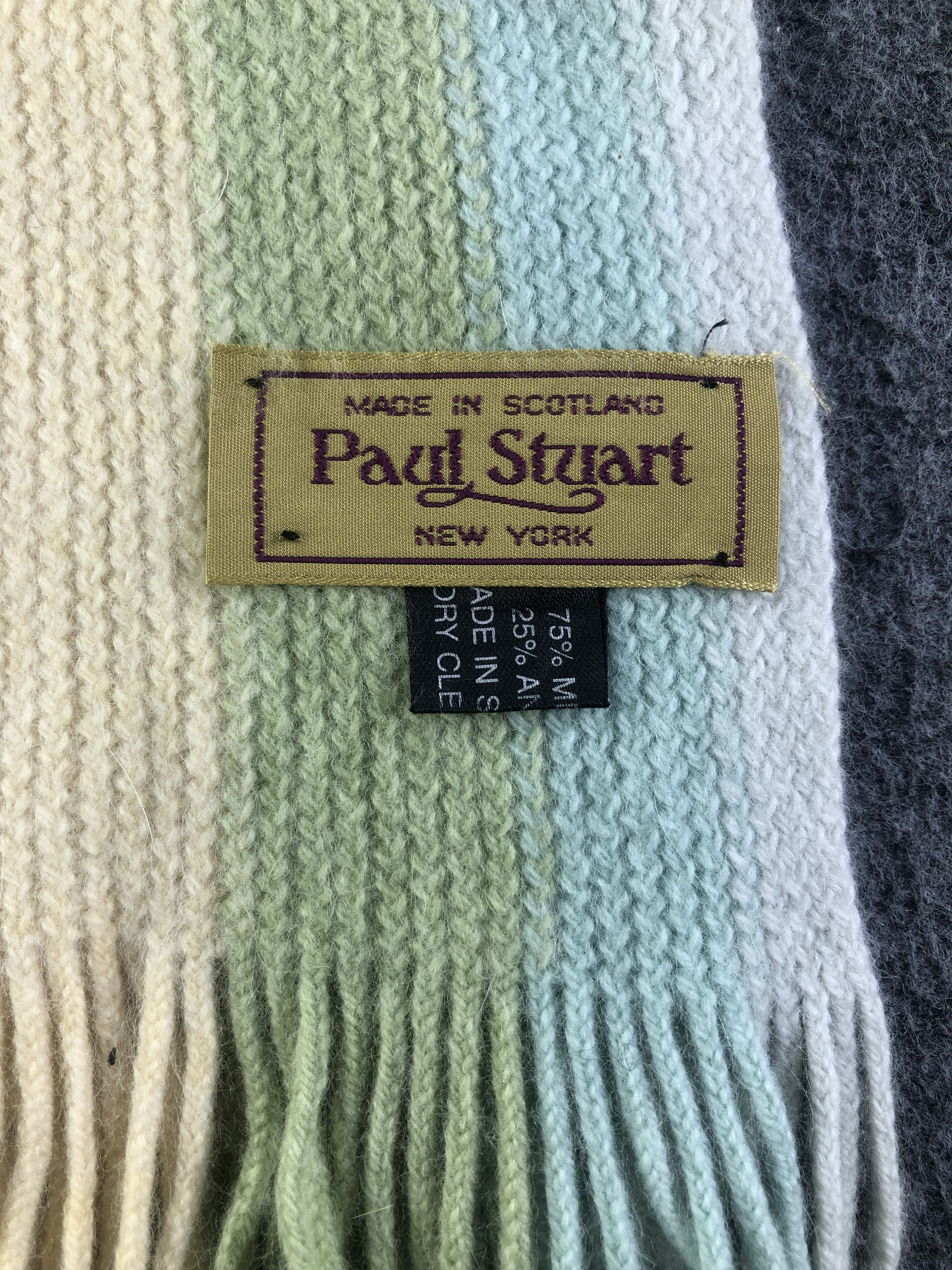 Paul Stuart Paul Stuart Multicolor Scarf / Muffler / Neckwear SS1297 Size ONE SIZE - 4 Thumbnail
