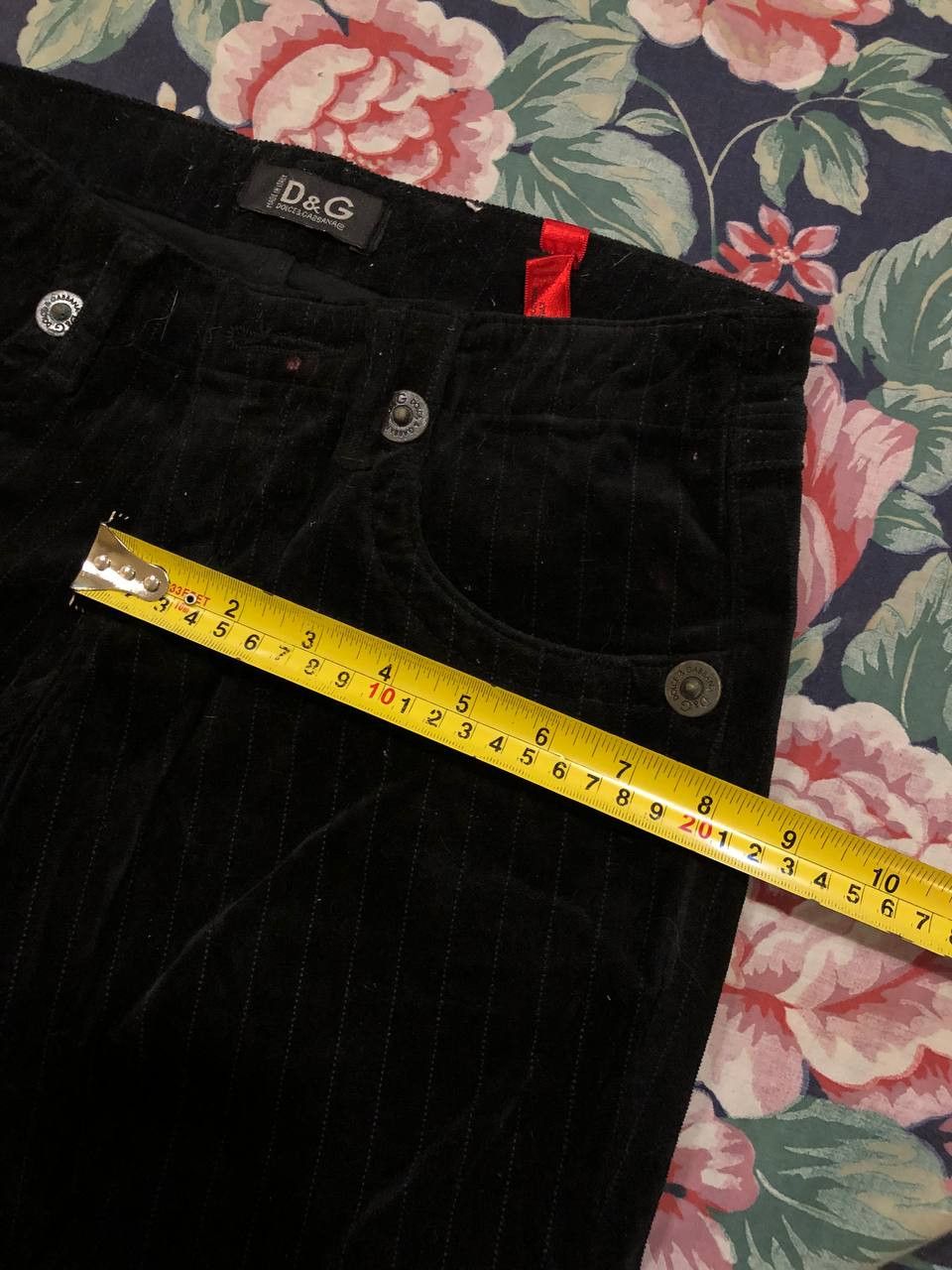 Dolce & Gabbana logo Denim pants Dolce&Gabbana flared jeans Y2K black Size 30" / US 8 / IT 44 - 17 Thumbnail