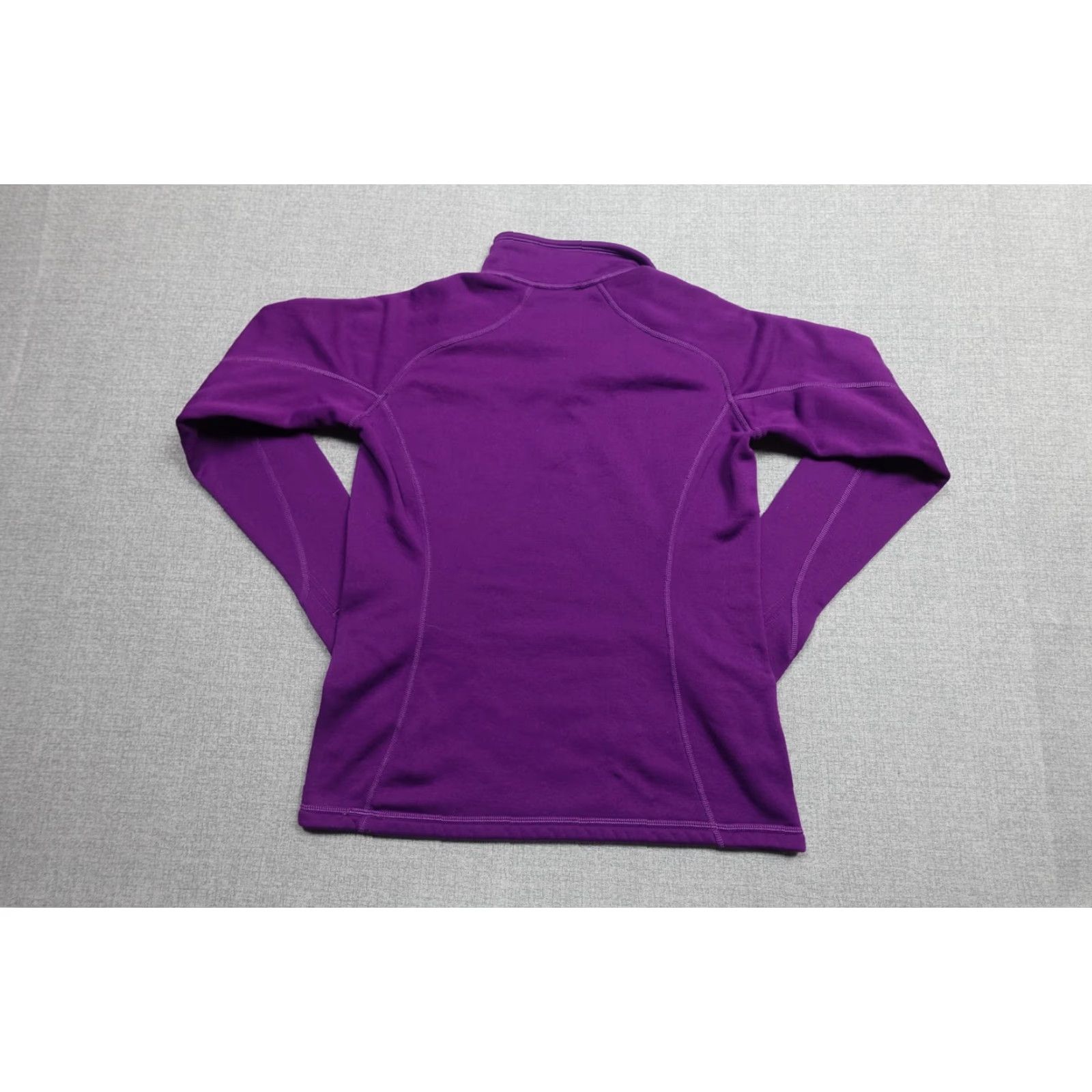Mountain Hardwear VINTAGE Mountain Hardwear Quarter Zip Womens Medium Purple Fleece Hiking Top Hiking Size M / US 6-8 / IT 42-44 - 4 Thumbnail