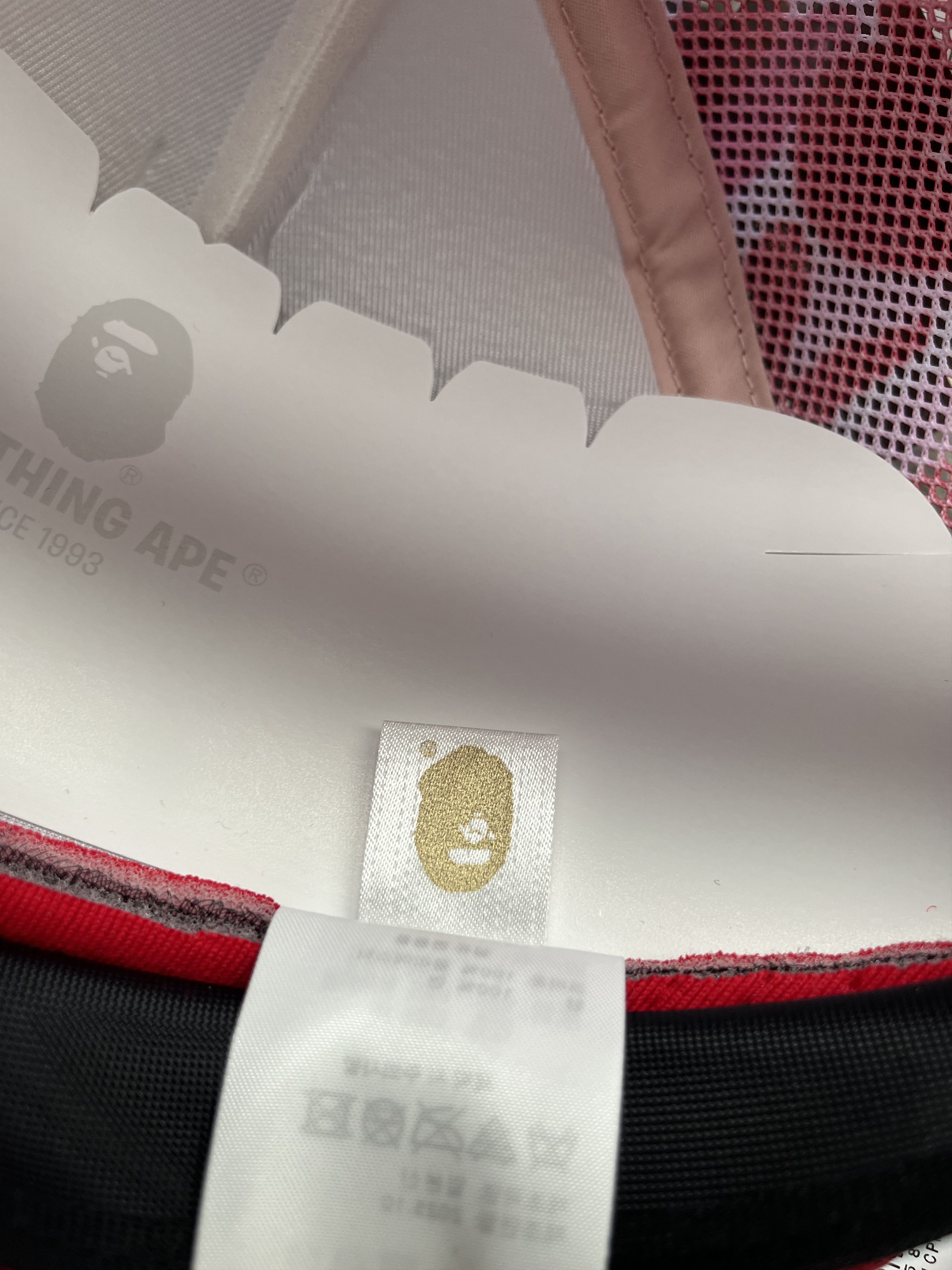 Bape BAPE SANRIO HELLO KITTY APE HEAD ABC CAMO MESH CAP Size ONE SIZE - 7 Thumbnail
