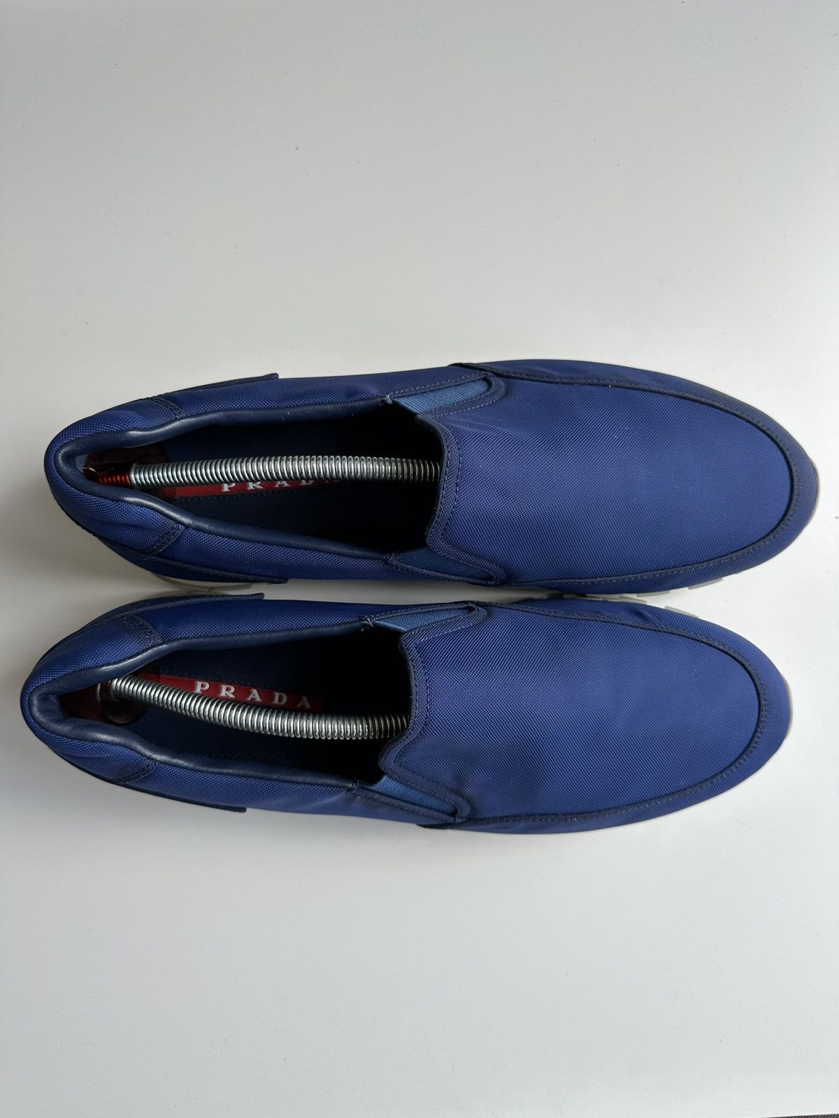 Prada PRADA 4D2805 low top slip on sneakers matchrace fabric Size US 11 / EU 44 - 12 Thumbnail