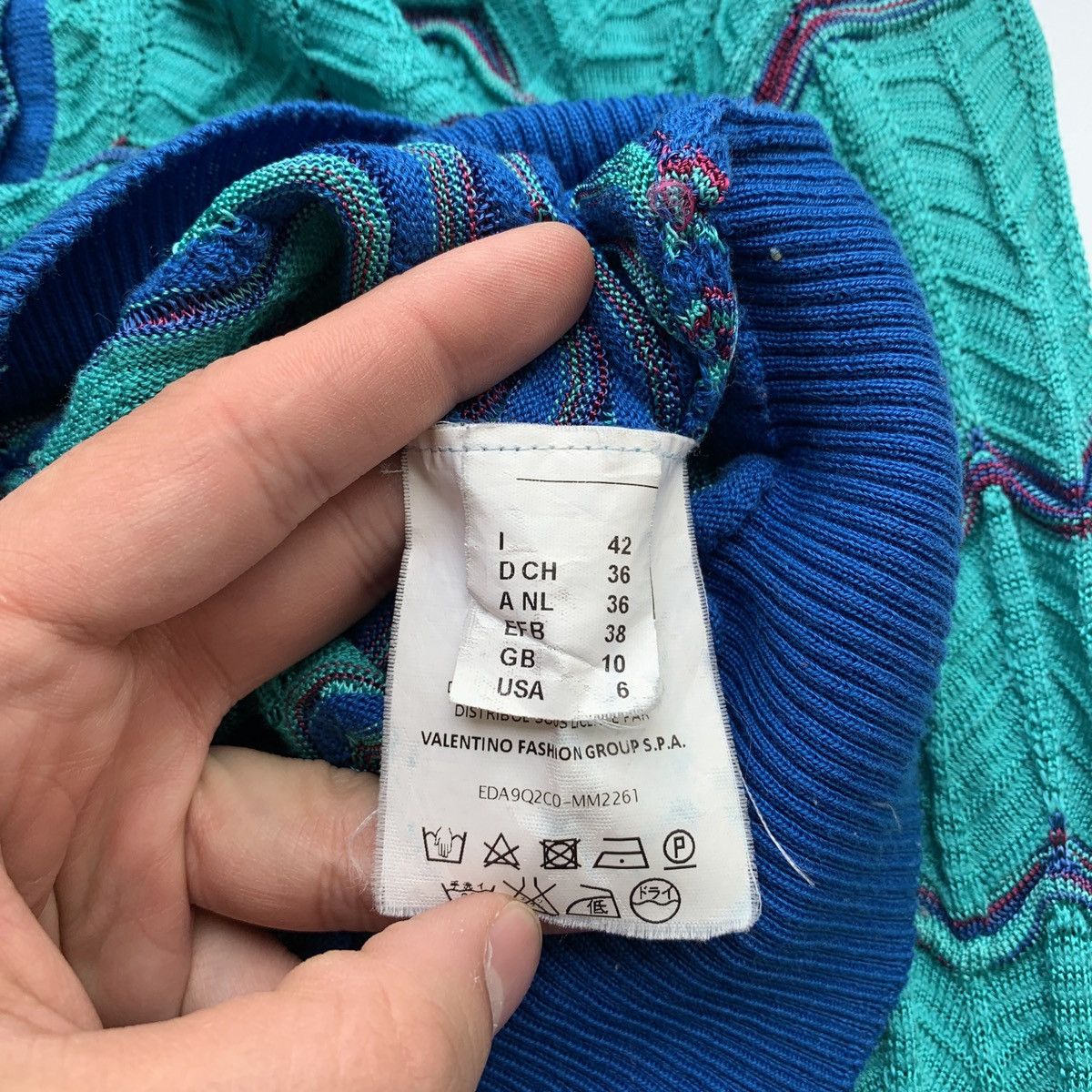 Missoni × Vintage Vintage Cardigan Missoni Knit Size M / US 6-8 / IT 42-44 - 8 Thumbnail
