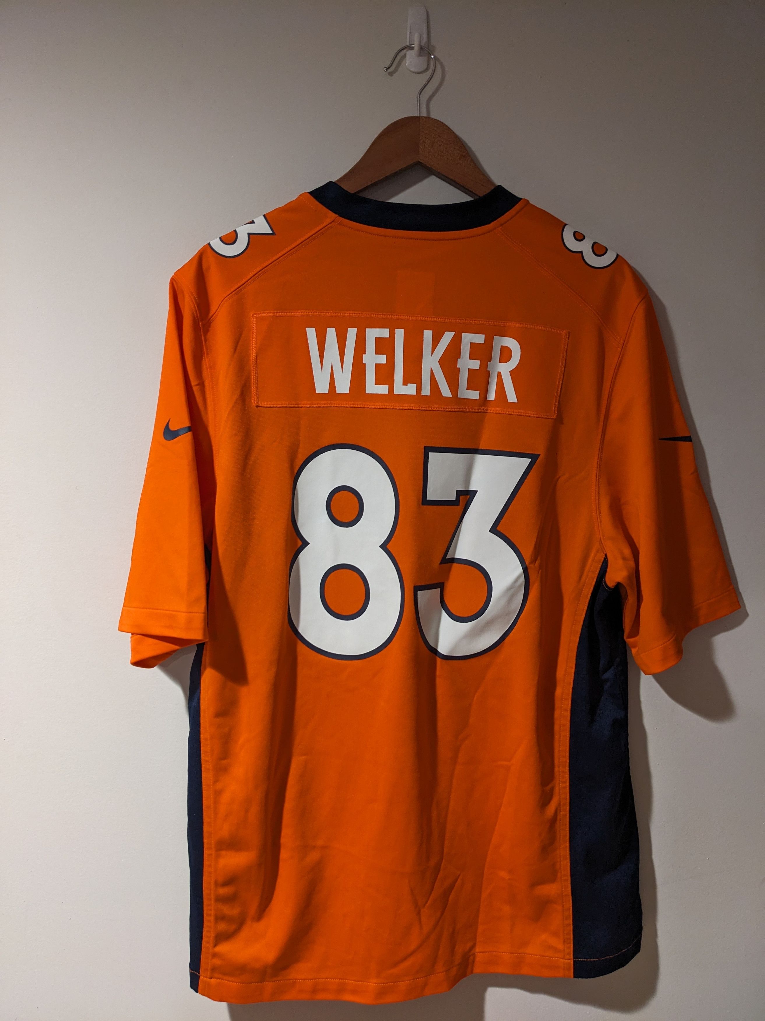 NFL Denver Broncos Wes Welker NFL Football Nike Large Jersey Size US L / EU 52-54 / 3 - 8 Thumbnail