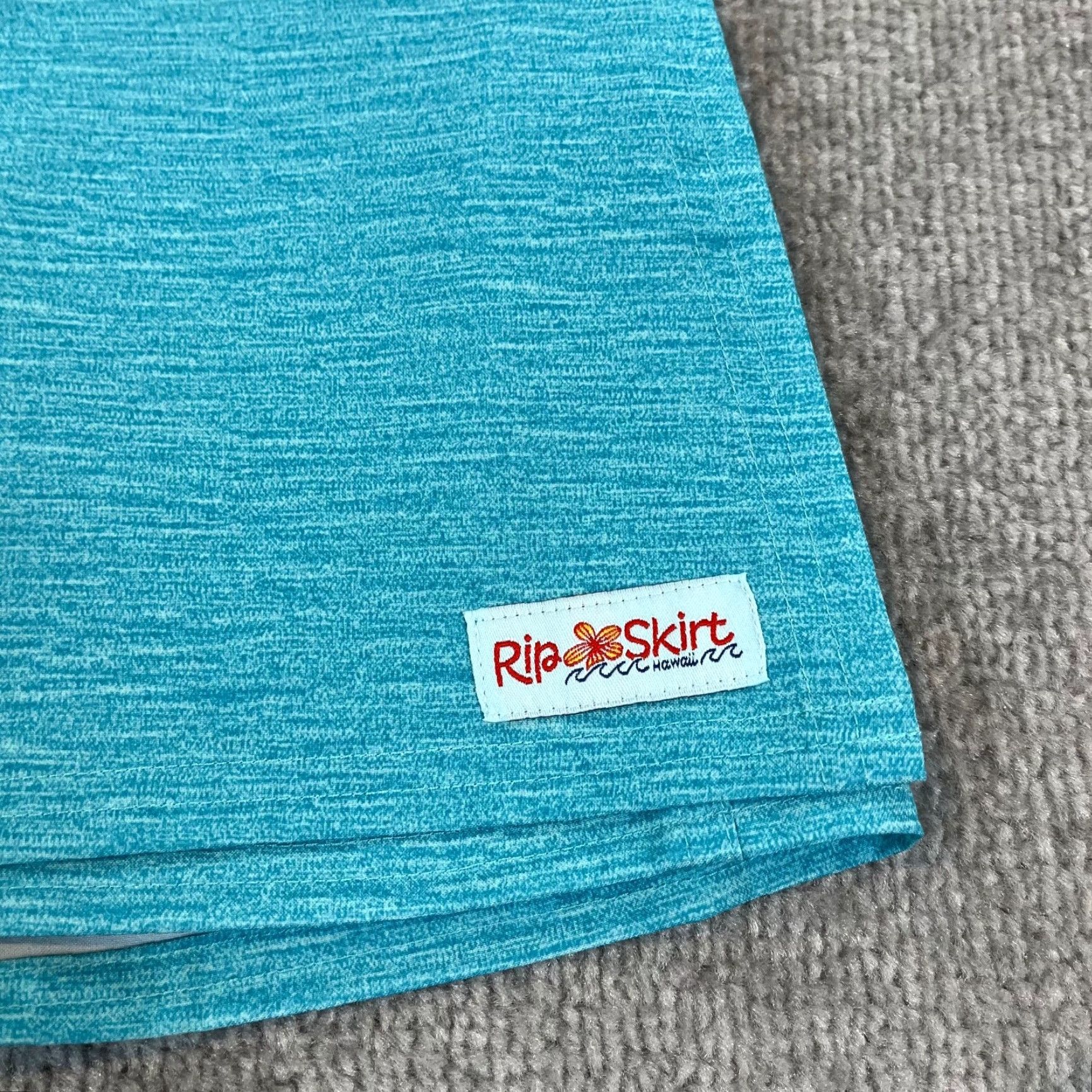 Vintage RipSkirt Womens Medium Blue 16" Beach Cover Up Easy Access Hawaii Adjustable Skirt Midi Beach Dress Wrap Womens Blue RipSkirt 16" Size 32" / US 10 / IT 46 - 2 Thumbnail