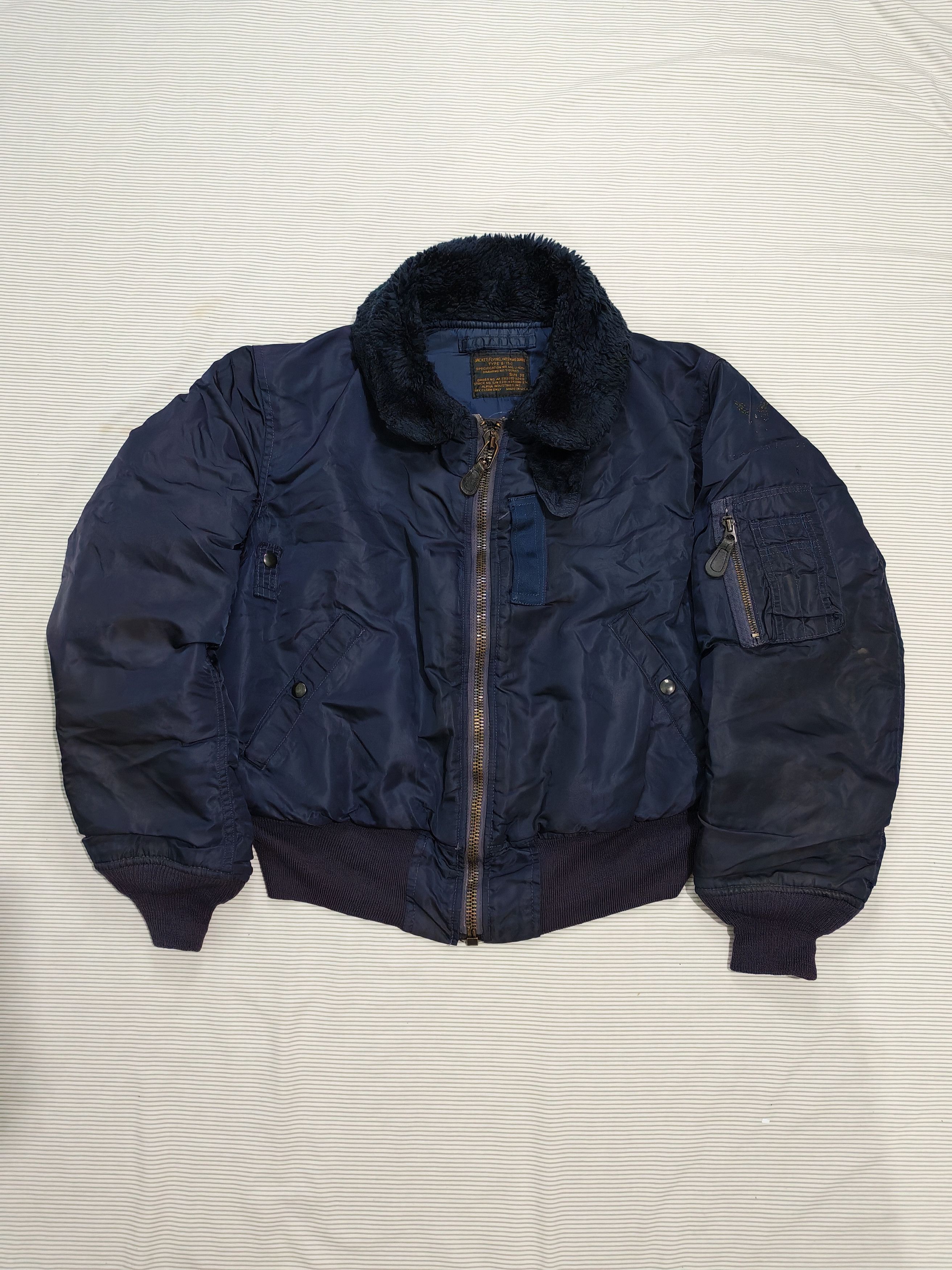 Alpha Industries Vintage 80s 90s alpha industries B-15C bomber