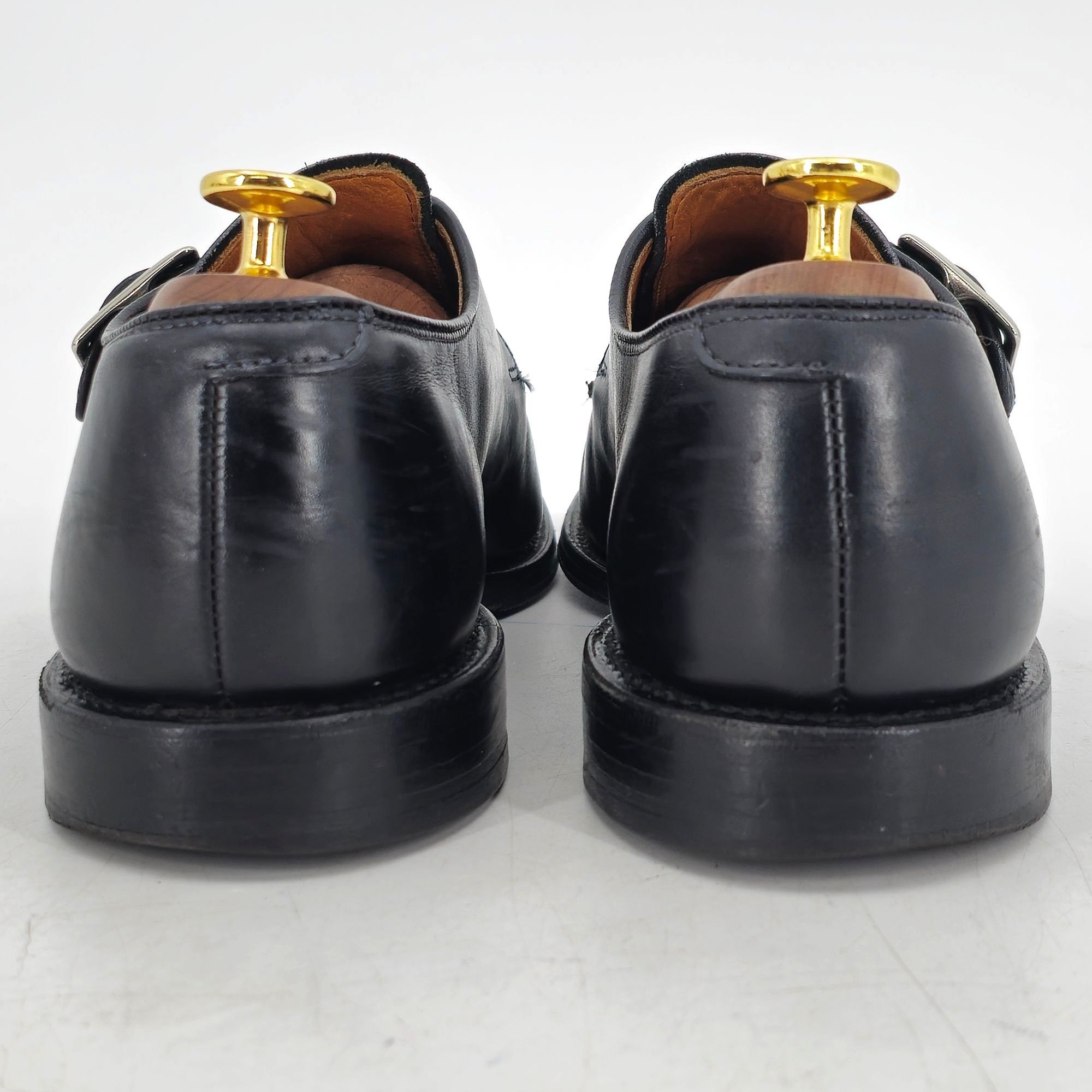 Allen Edmonds Allen Edmonds Men's 9B Black Calf Leather Dress Shoes Thayer Size US 9 / EU 42 - 7 Thumbnail