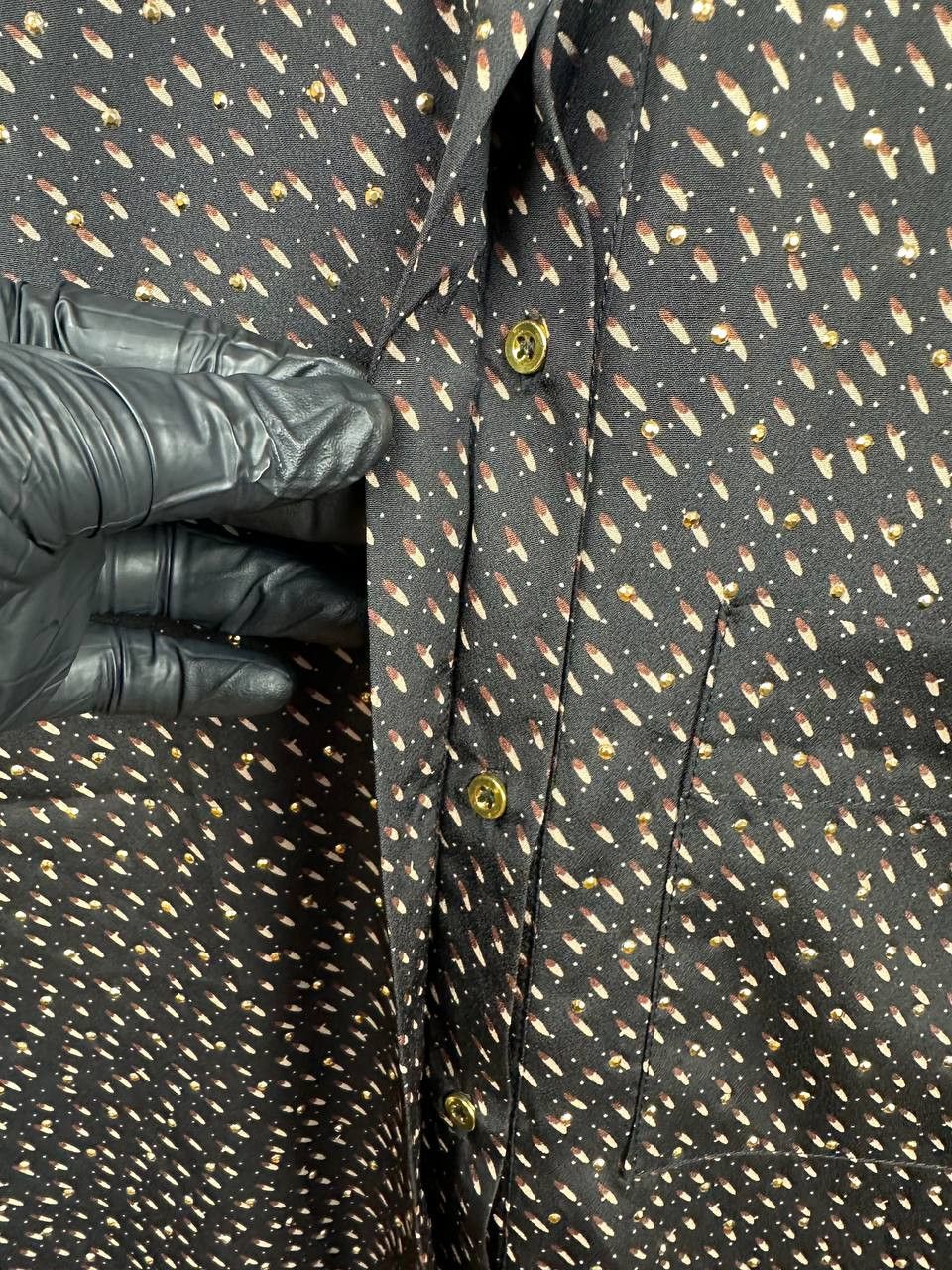 Reiss Reiss Muriel Shirt Button-Up Rhinestone Zip Sleeve Blouse Size S / US 4 / IT 40 - 11 Thumbnail