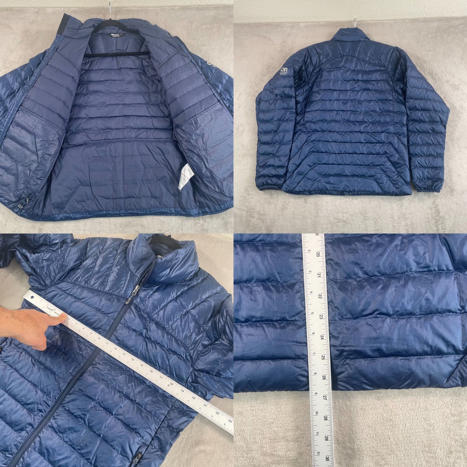 Outdoor Research Outdoor Research 800 Tech Down Puffer Jacket Men M Navy Blue Pertex Size US M / EU 48-50 / 2 - 8 Thumbnail