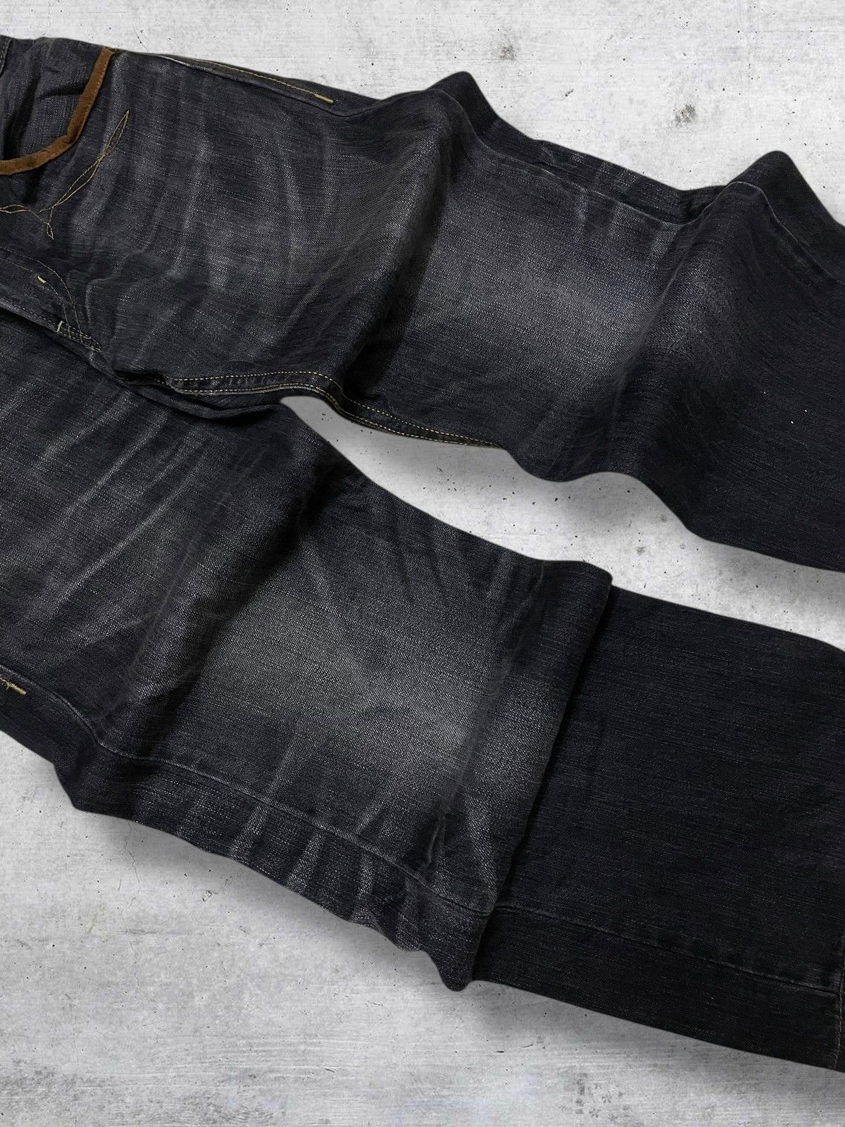 Edwin VINTAGE EDWIN 90S JAPAN DESIGNER WESTERN STYLE RIPPED ASS Size US 32 / EU 48 - 6 Thumbnail