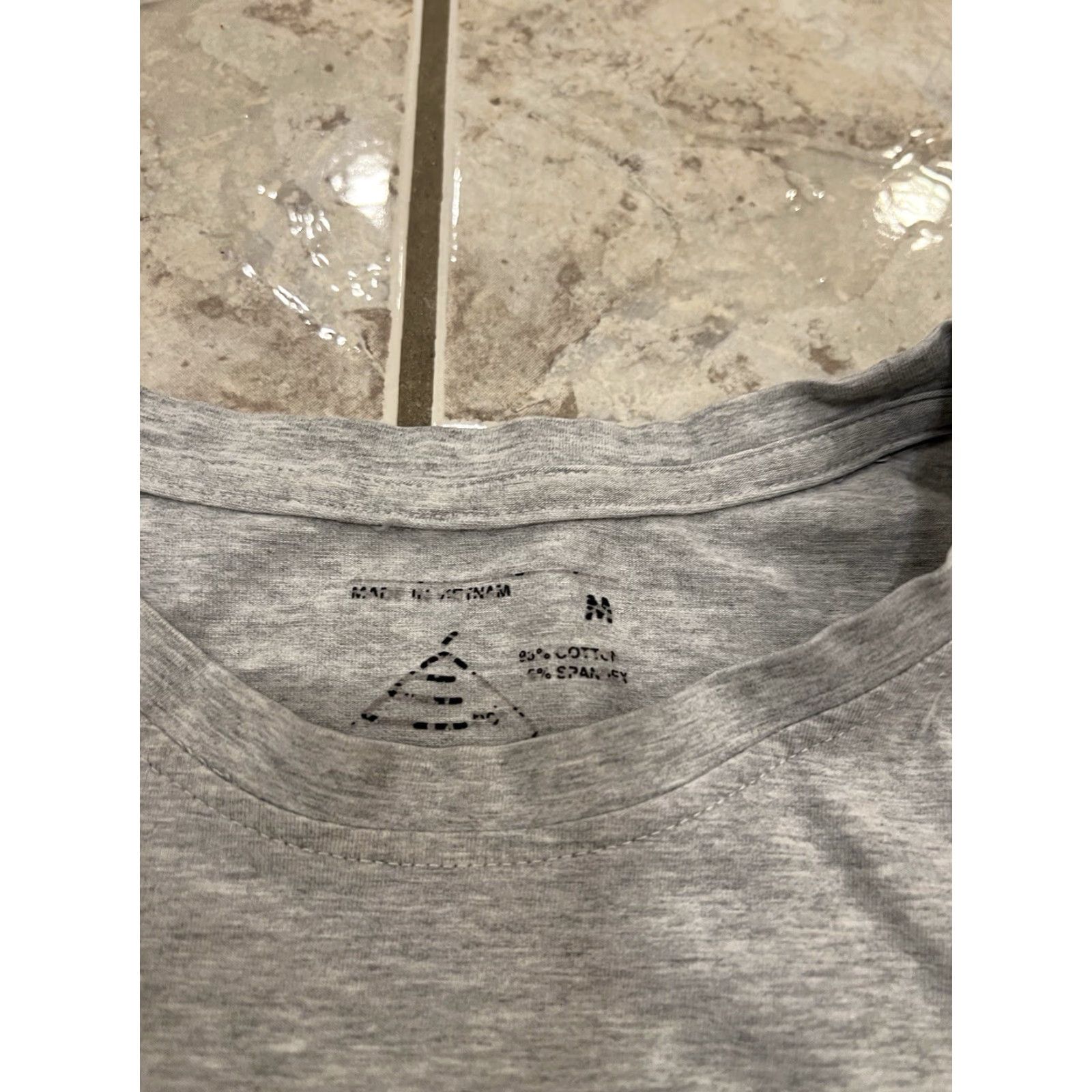 Vintage Illiminate SAIGONIA Shirt Adult M Gray Logo Short Sleeve Crew Neck Knit Cotton Blend Distressed 2020s Size US M / EU 48-50 / 2 - 3 Thumbnail