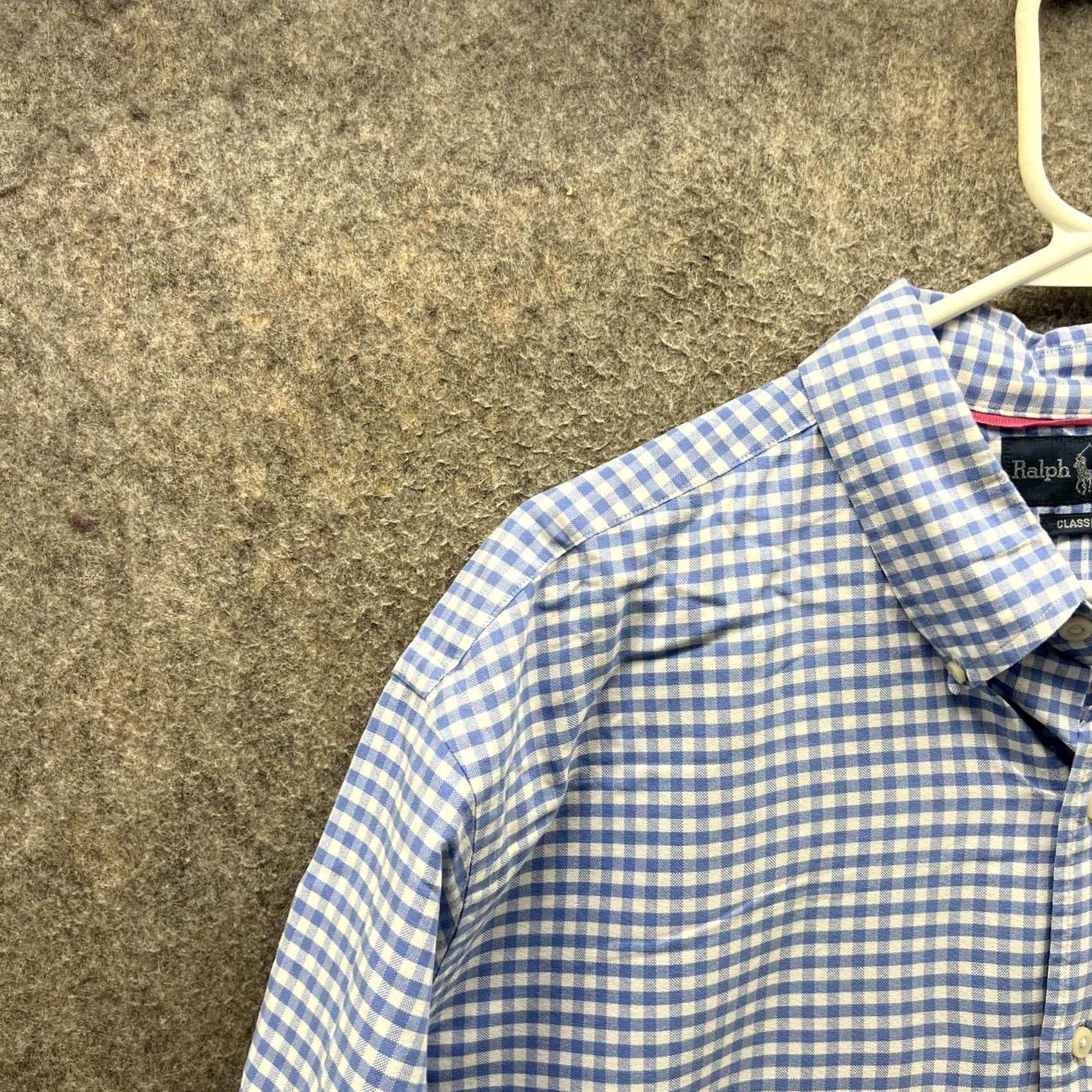 Ralph Lauren Ralph Lauren Shirt Mens 2XL Blue Check Long Sleeve Button Front Casual Woven Size US XXL / EU 58 / 5 - 6 Thumbnail