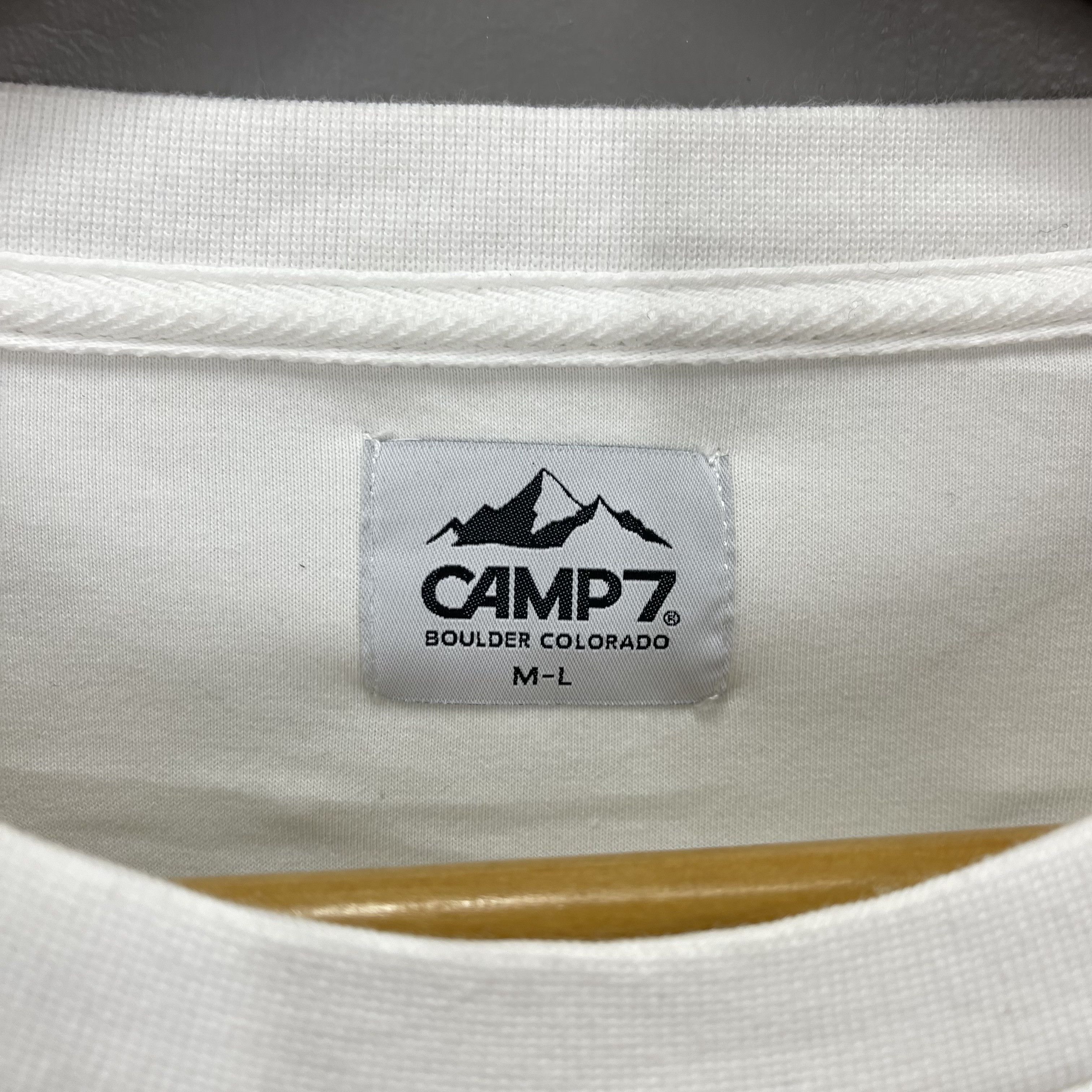 Japanese Brand CAMP 7 BOULDER COLORADO Crew Neck Sweatshirt #1374/AV Size US L / EU 52-54 / 3 - 10 Thumbnail