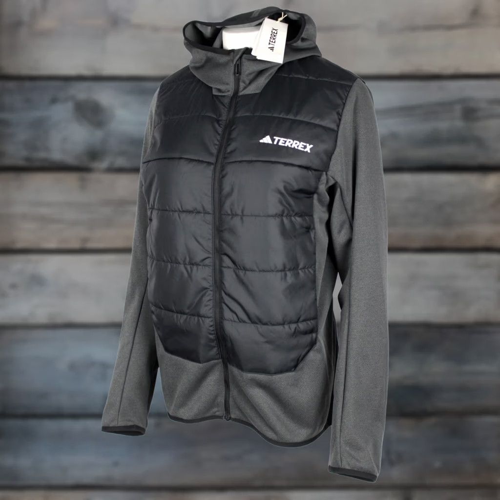 Adidas Adidas Women's Terrex Multi Hybrid Insulated Hooded Jacket XL Black IR7882 Size XL / US 12-14 / IT 48-50 - 1 Thumbnail