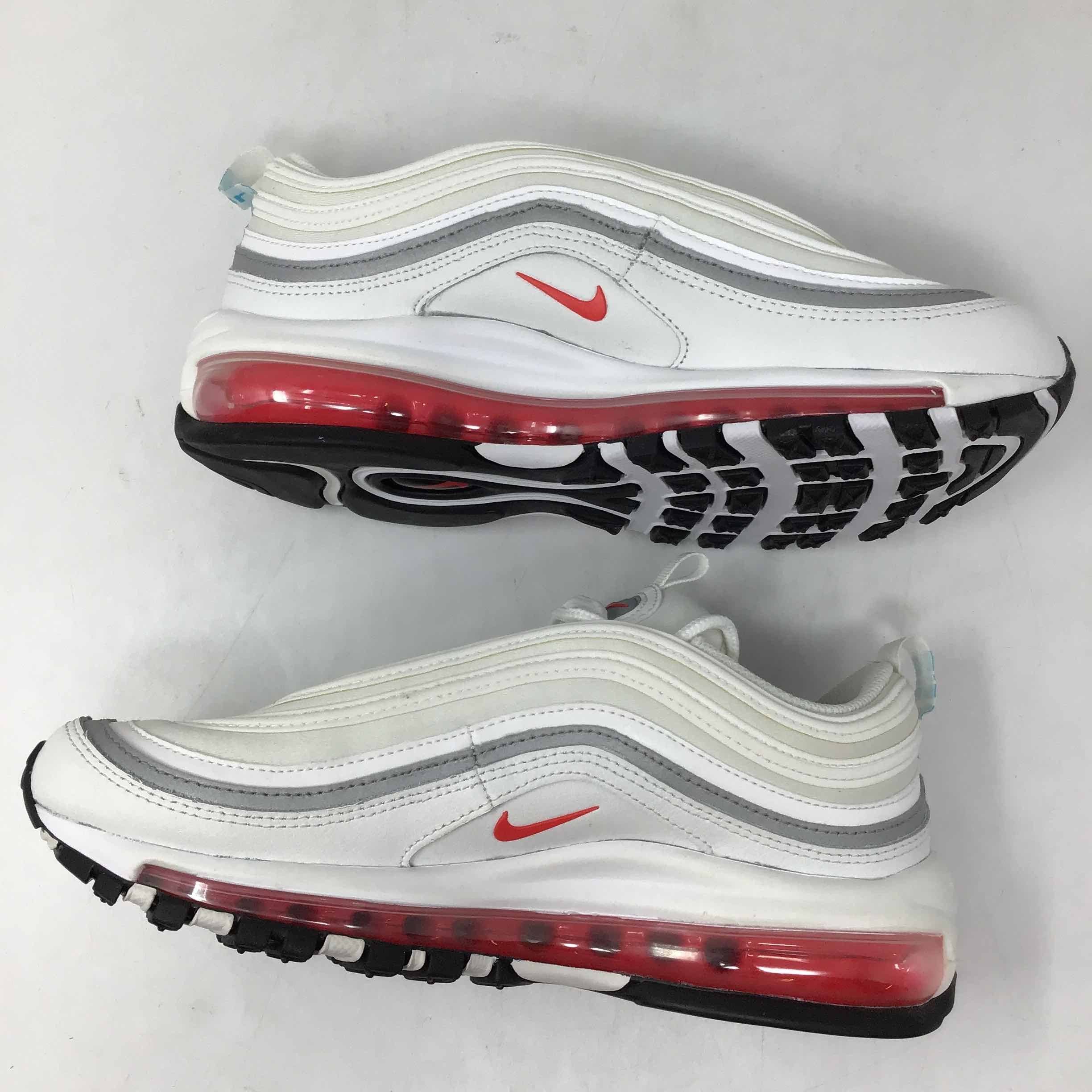Wmns Air Max 97 White Siren Red