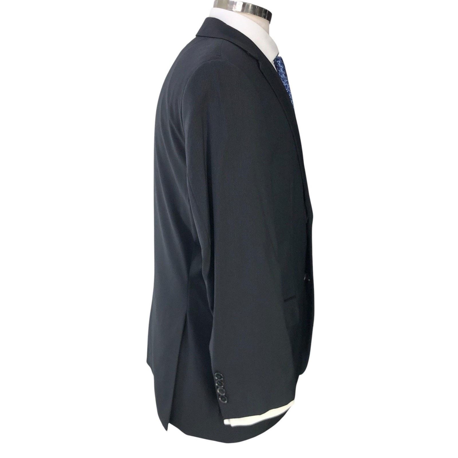 Hugo Boss Hugo Boss Sport Coat 38S Black Pinstripe Pasolini1/Movie1 Size 38S - 12 Thumbnail