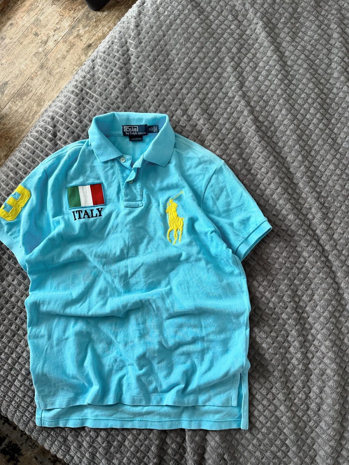 Polo Ralph Lauren × Vintage Vintage polo Ralph Lauren Italy 3 blue logo size M Size US M / EU 48-50 / 2 - 3 Thumbnail