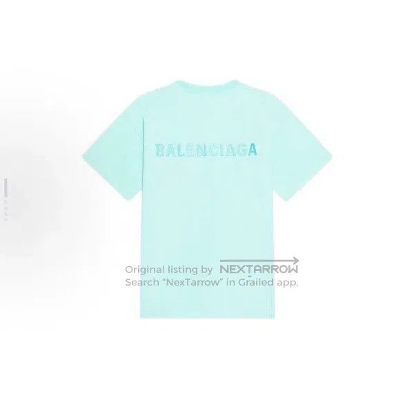 Balenciaga Balenciaga Mint Green Short Sleeve Size US XS / EU 42 / 0 - 9 Thumbnail