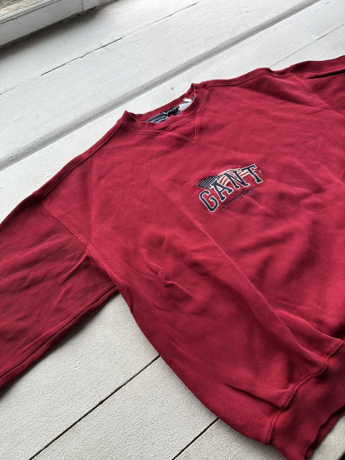 Gant 🚨RARE GANT USA FLAD BIG LOGO OVERSIZED SWEATSHIRT y2k Size US XL / EU 56 / 4 - 4 Thumbnail